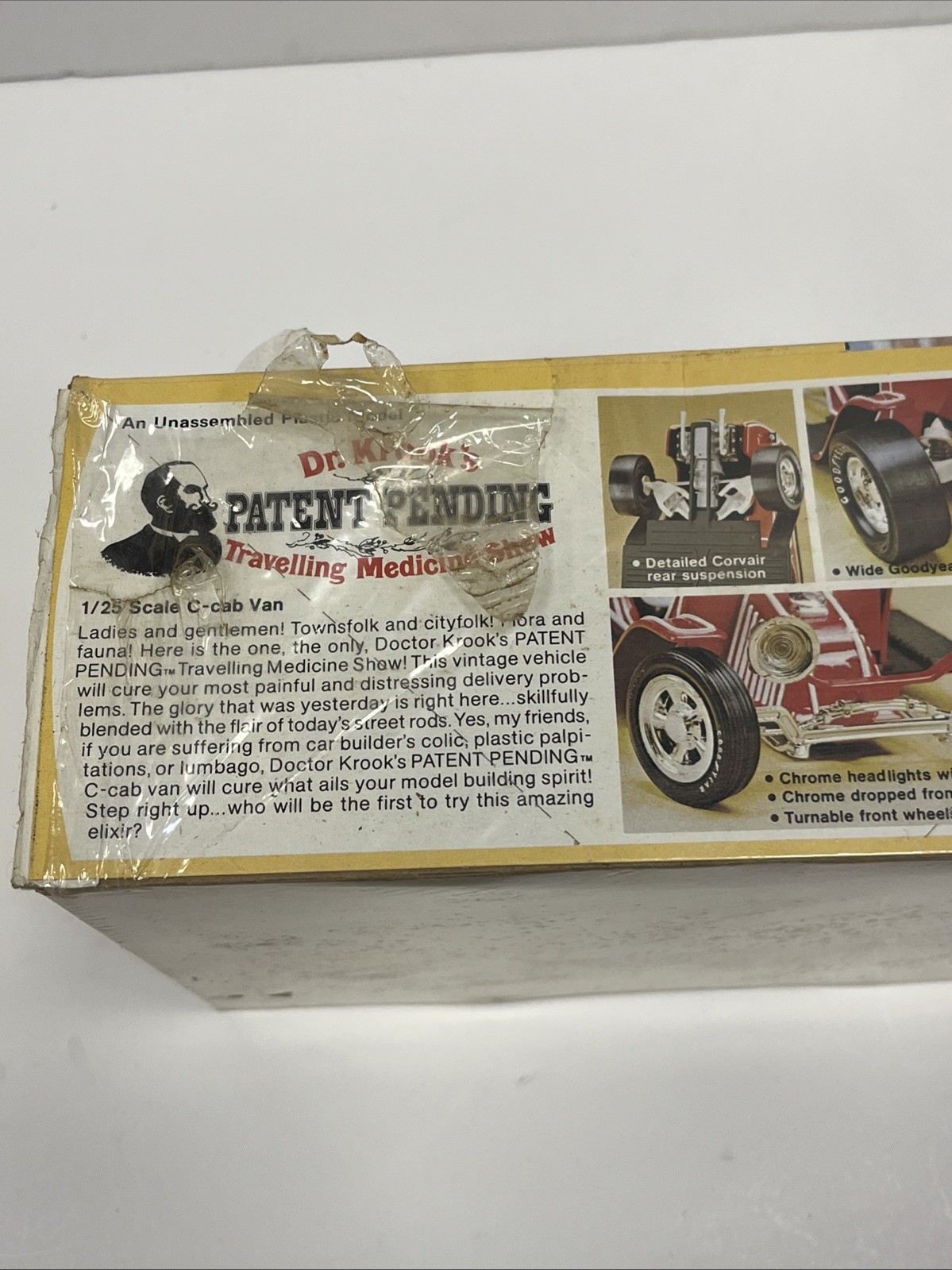 Vintage Revell Patent Pending Dr Kook’s Travelling Medicine Show Model Kit NEW
