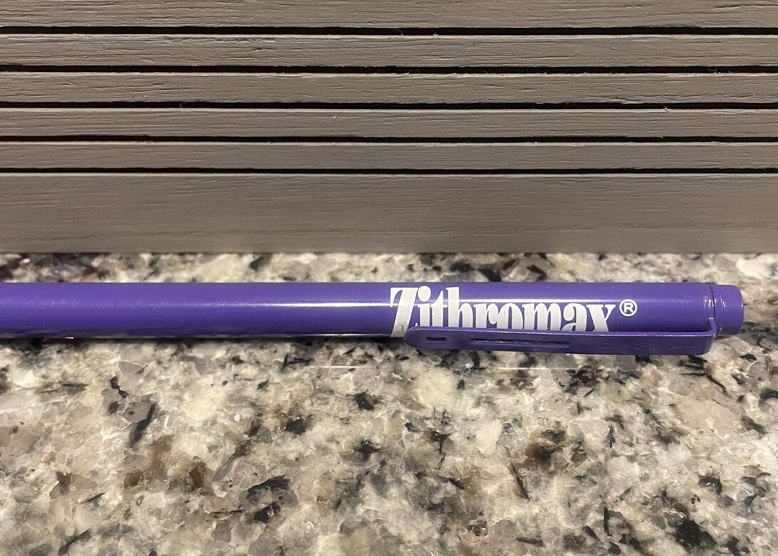 Zithro Pharmaceutical Collectible Drug Rep Collapsible Pointer Pen