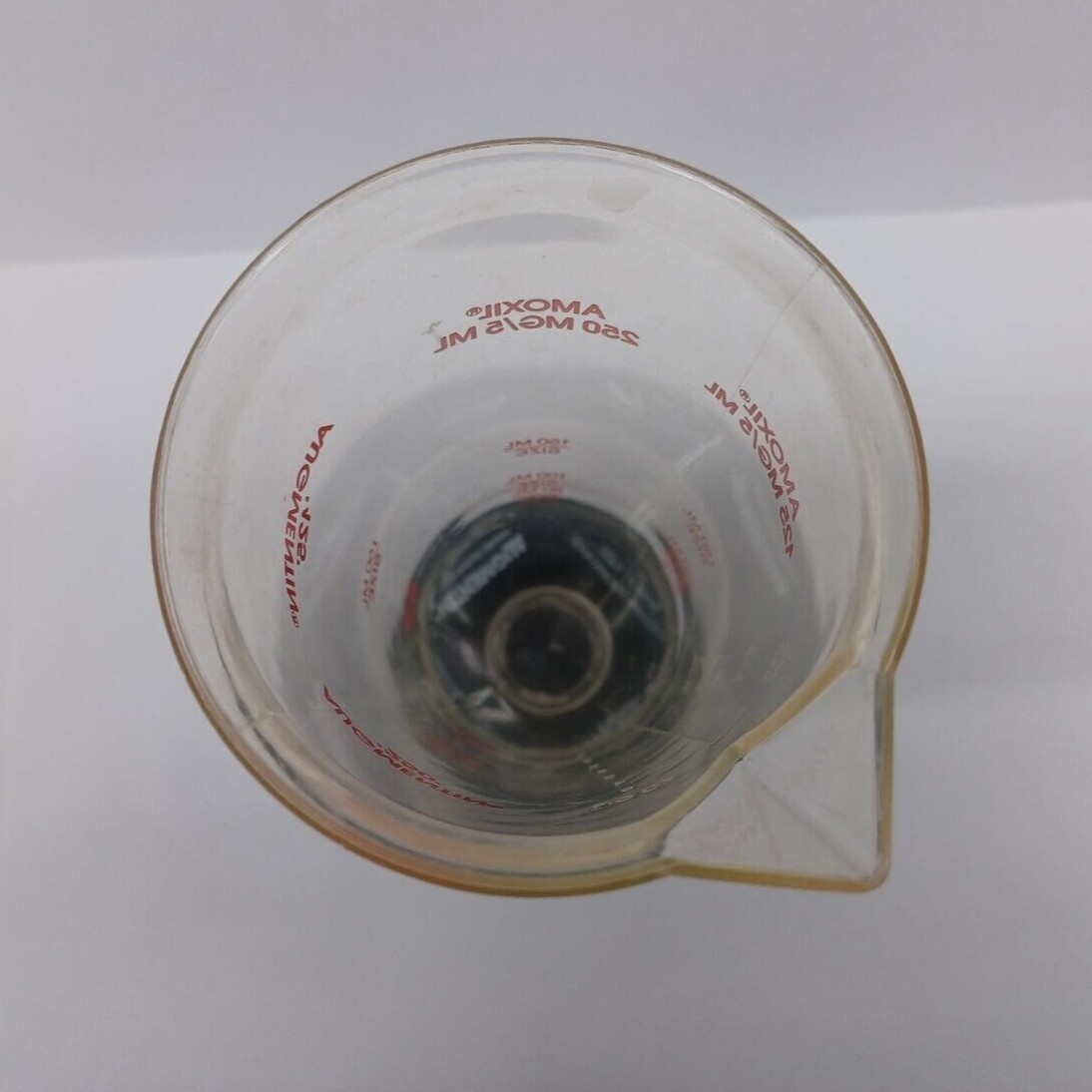 Augmentin Amoxil Plastic Graduated Cylinder Pharmaceutical Drug Rep Advertising