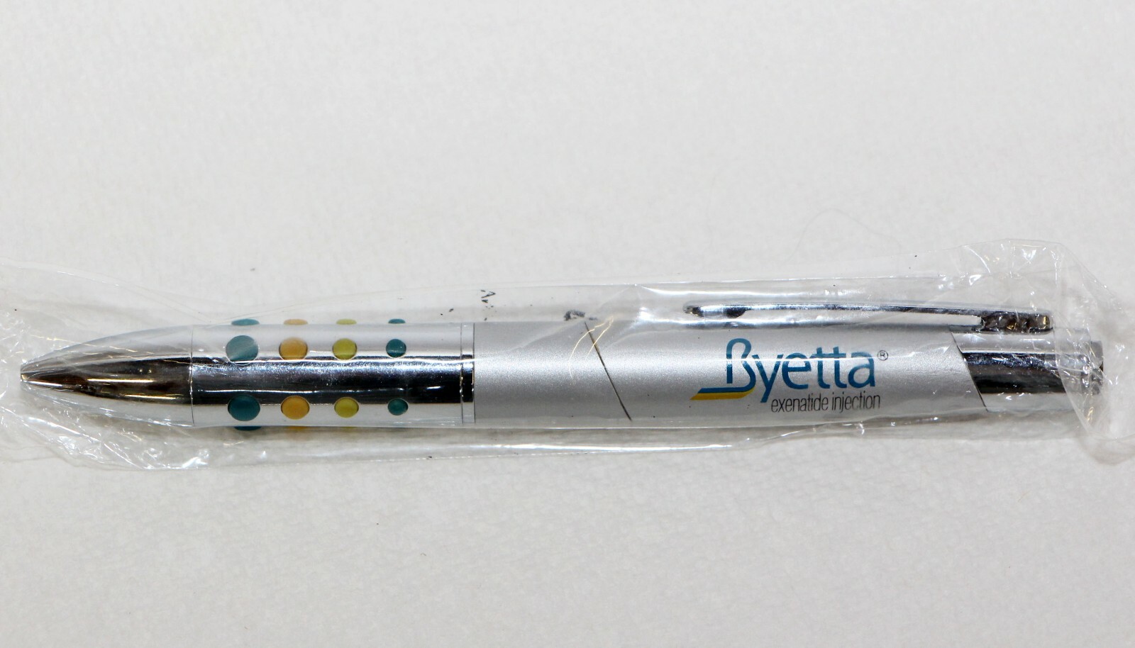 Pharmaceutical Drug Rep Pen Collectible Byetta Heavy Metal New in Sleeve