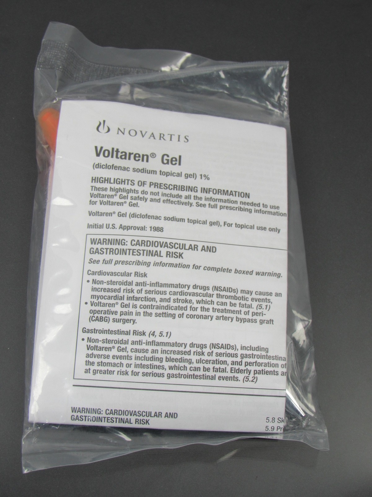 Sealed Voltaren Gel PEN & Highlighter Drug Rep Pharmaceutical Promo Advertising