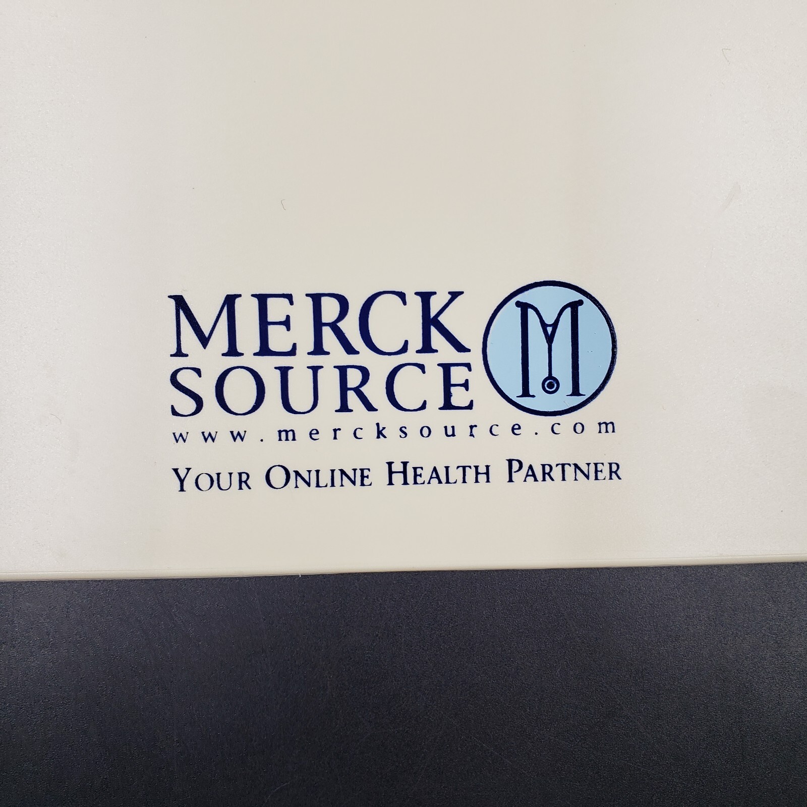 Pharma Medical Advertising Lot of 3 Long Clipboard & Notepad Merck Source Online