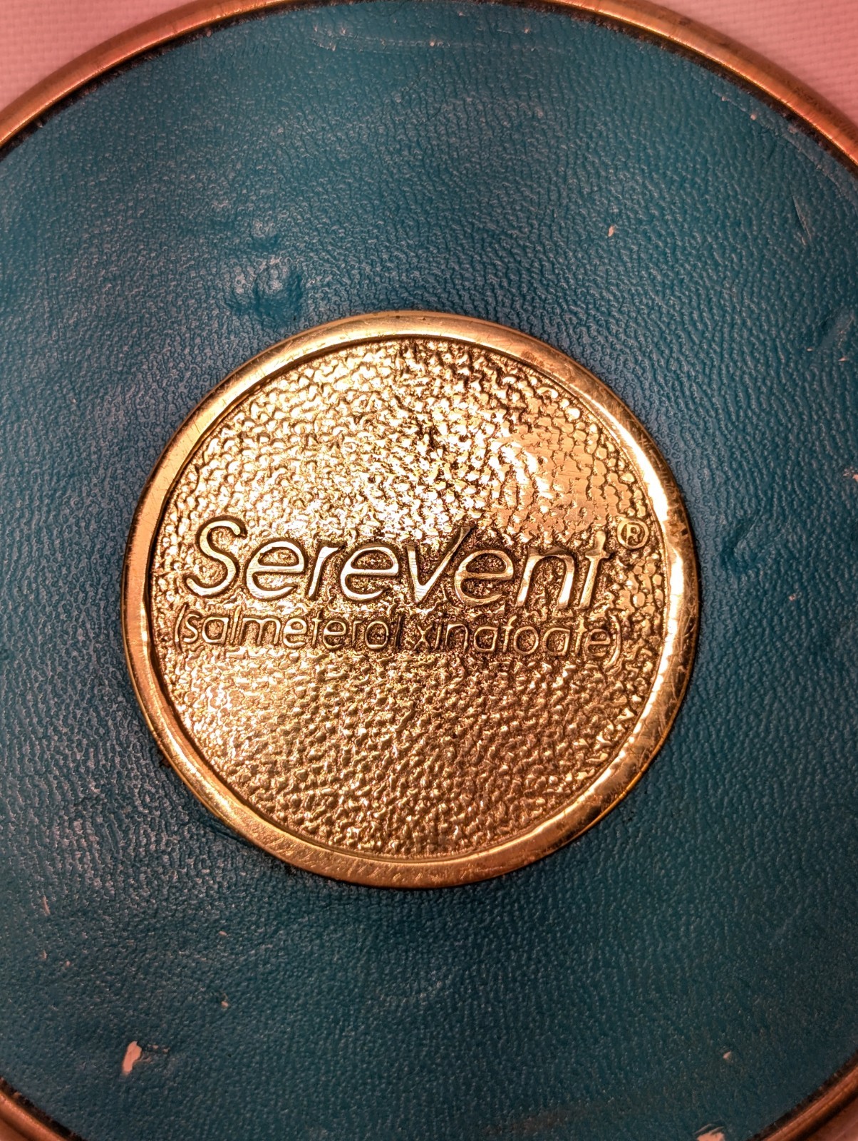 Vintage Serevent Pharmaceutical Drug Rep Promo Wine Bottle Coaster