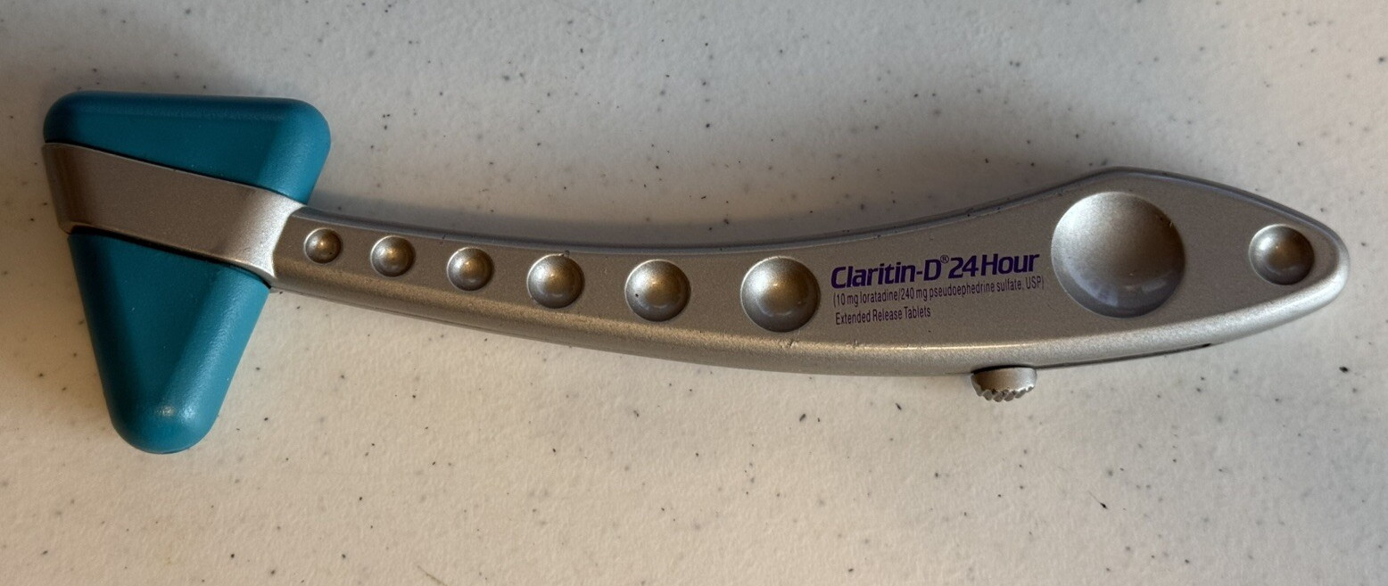 Nasonex Claritin-D Reflex Hammer Drug Rep Pharmaceutical Collectible Advertising