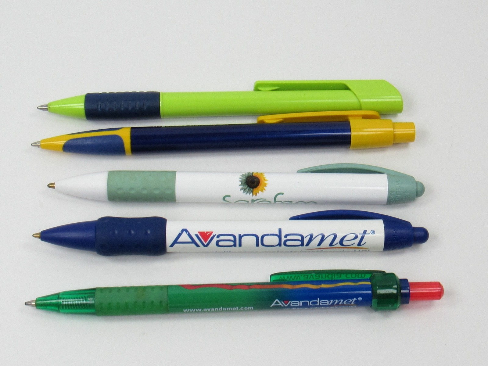 Lot 5 PENS Drug Rep Pharmaceutical Promo Advertising Avandia Sarafem Zelnorm +