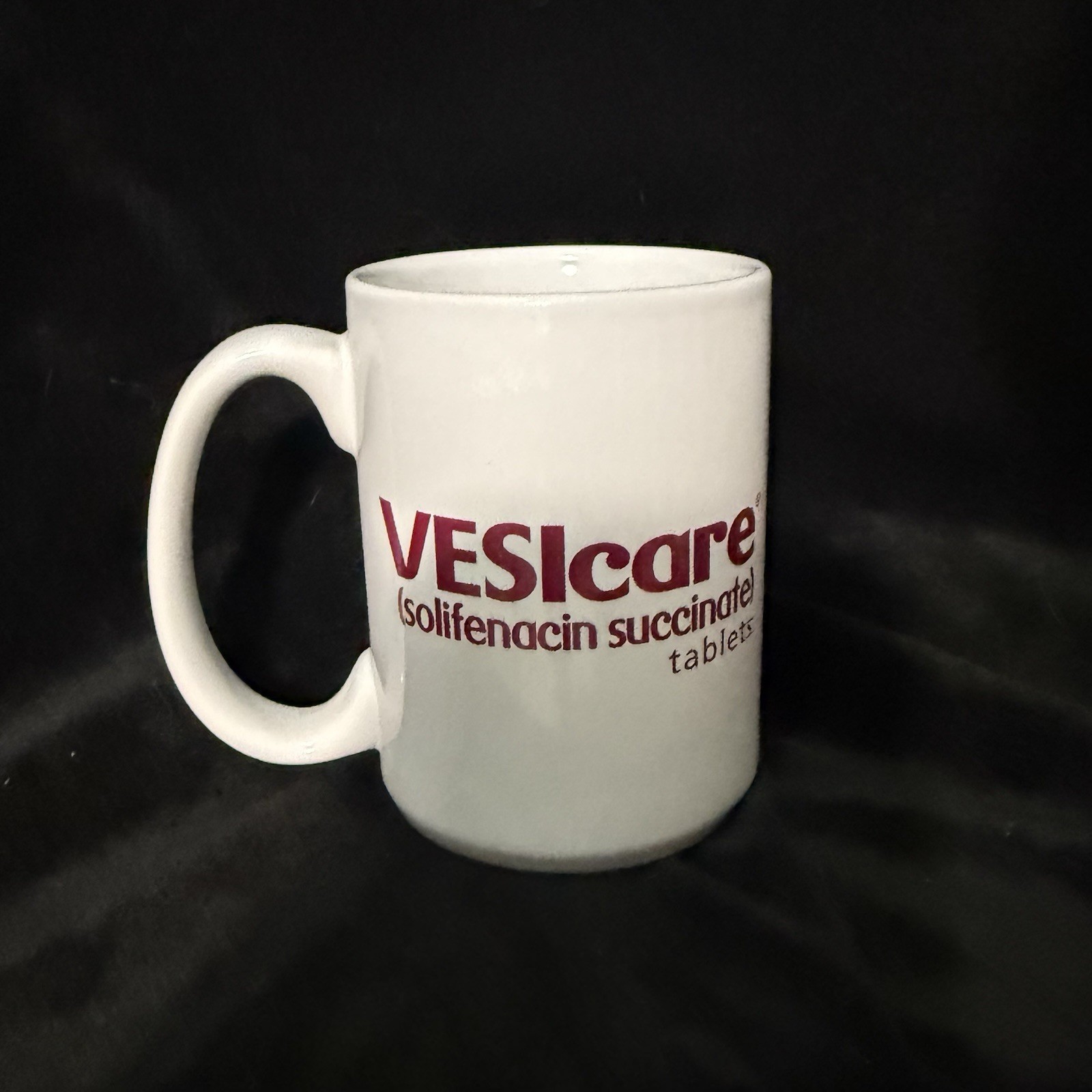 Vtg Vesicare Drug Rep Advertising Coffee Cup