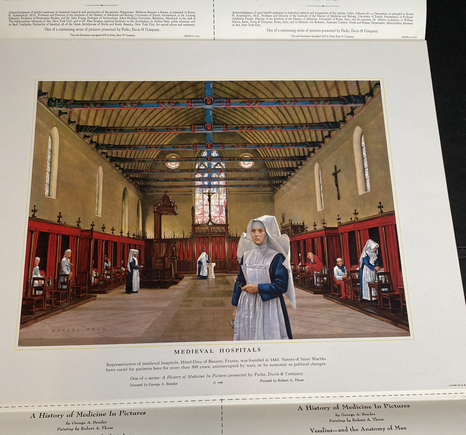 A History Of Medicine In Pictures- Series Two Set Parke Davis Robert Thom