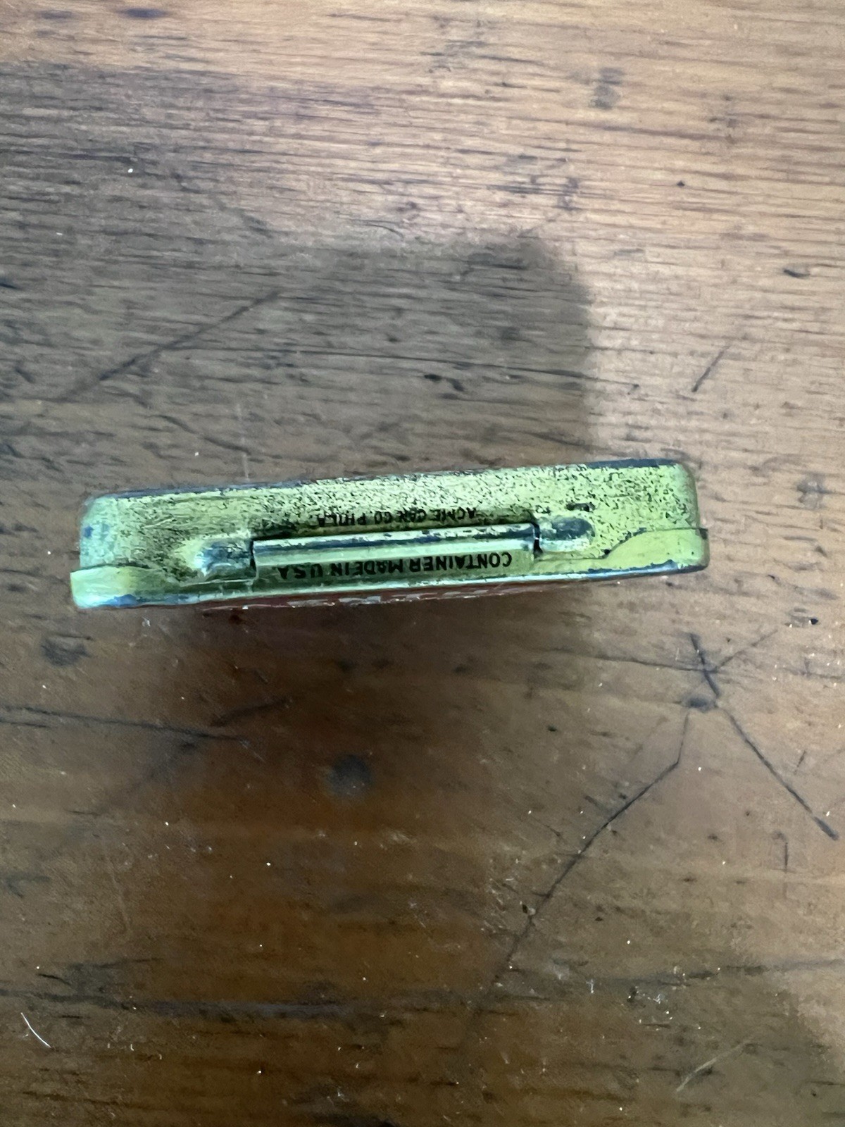 Vintage Pharmacy Tin National Licorice Company Menthol Licorice Eucalyptol Tin