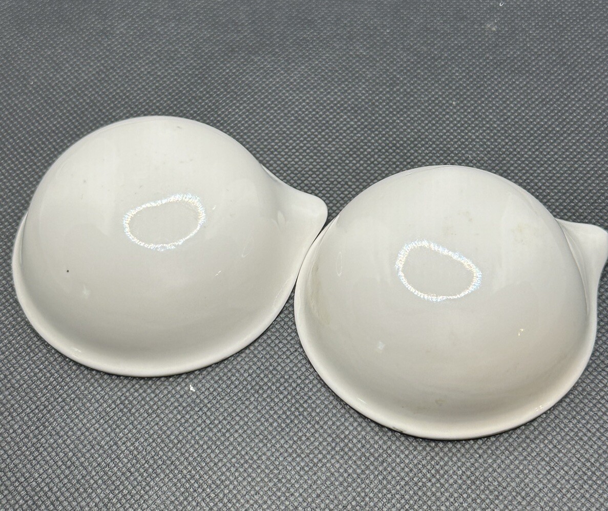Vintage Coors USA 03 11-S Thin Porcelain Pharmaceutical Mortar Pair 3”