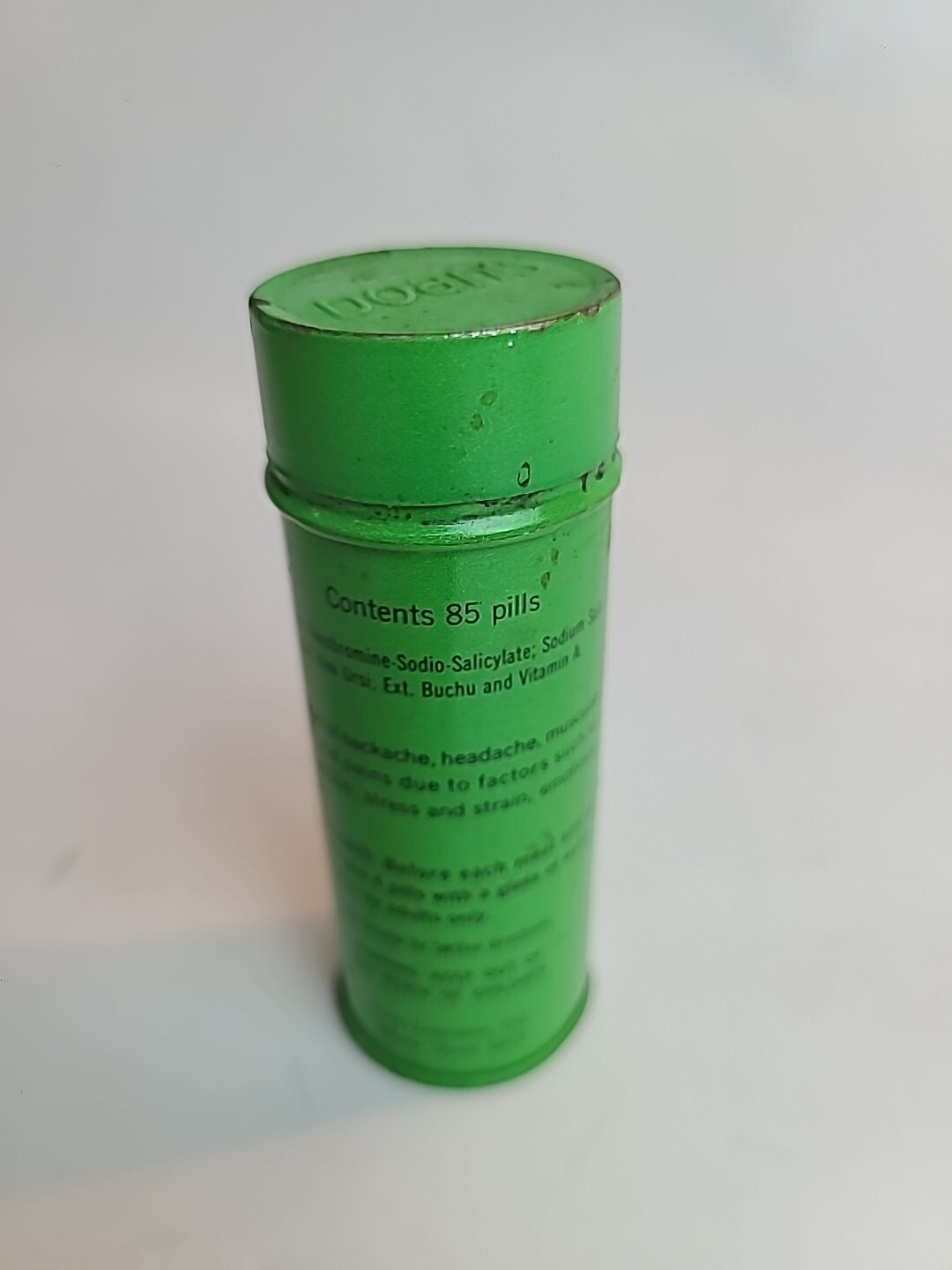 RARE 1960s DOAN’S PILLS medical tin VINTAGE PHARMACEUTICAL doctor med RX drugs