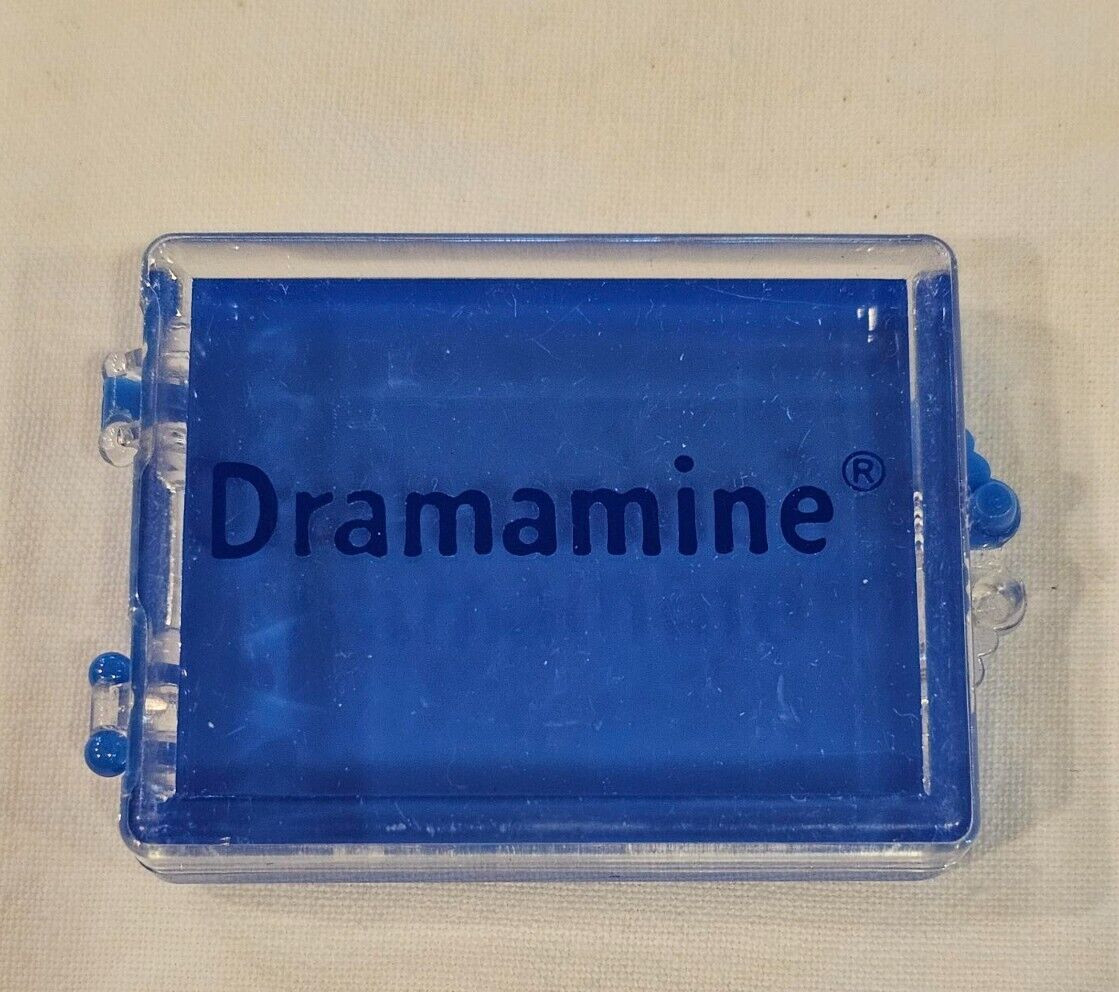 Vintage DRAMAMINE Storage Container