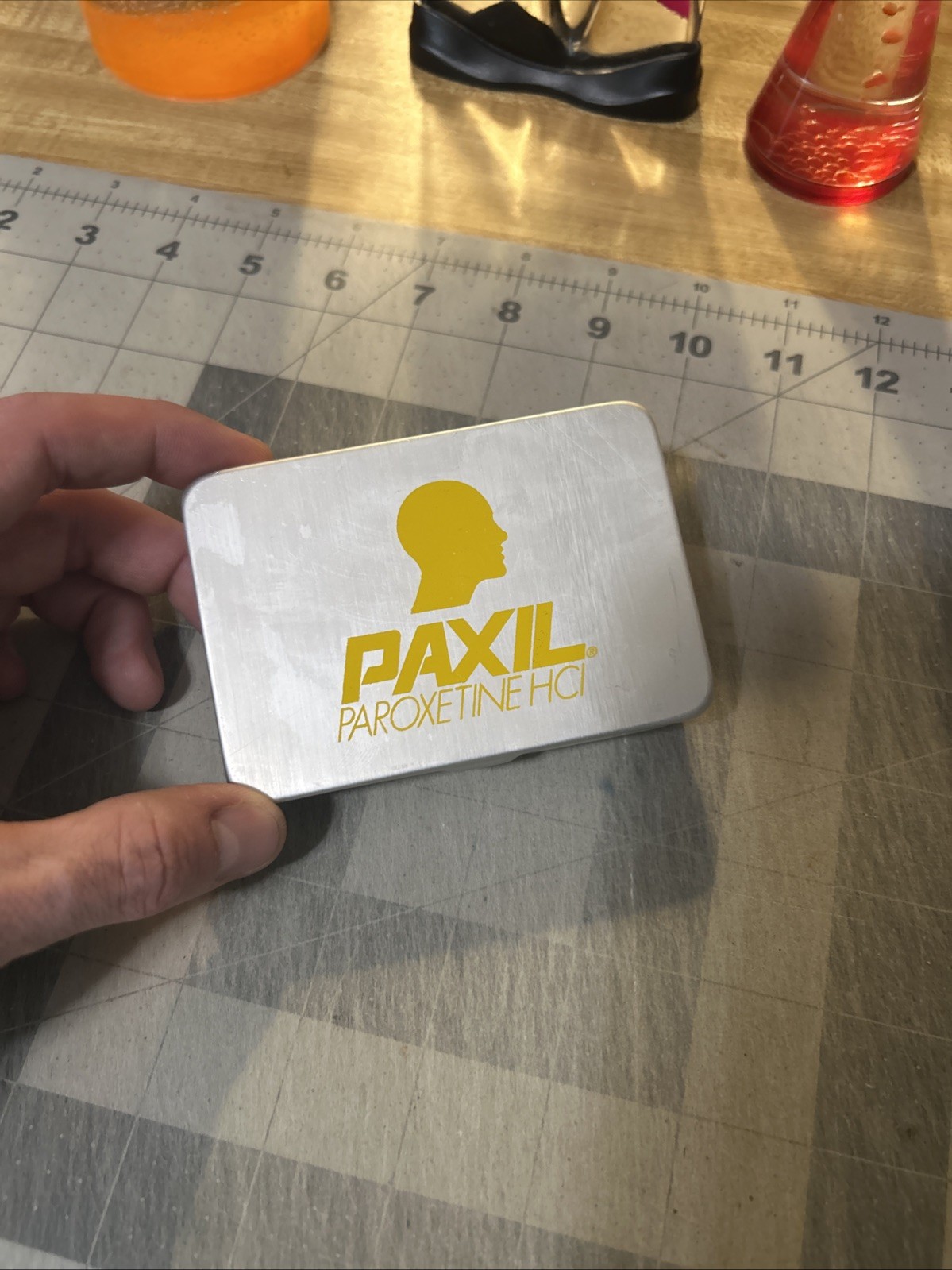 Vintage 2001 PAXIL Drug Pharmaceutical Rep Promo Mini Candle SET Swag RARE FREE
