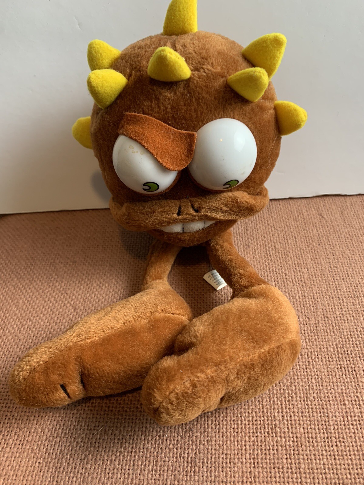 SARS Bug Quidel Plush Toy Pharma Swag Brown Bad Germ Stuffed Animal Pharm Rare