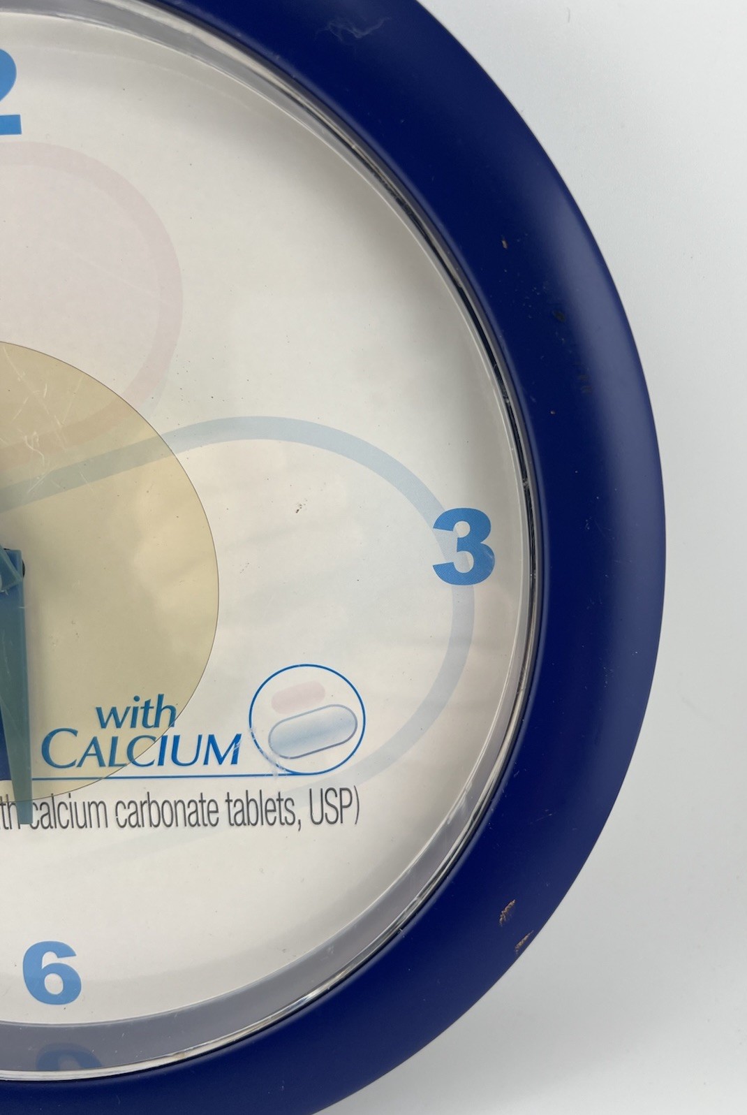 Vintage Actonel With Calcium Pharmaceutical Promotional Advertising Clock