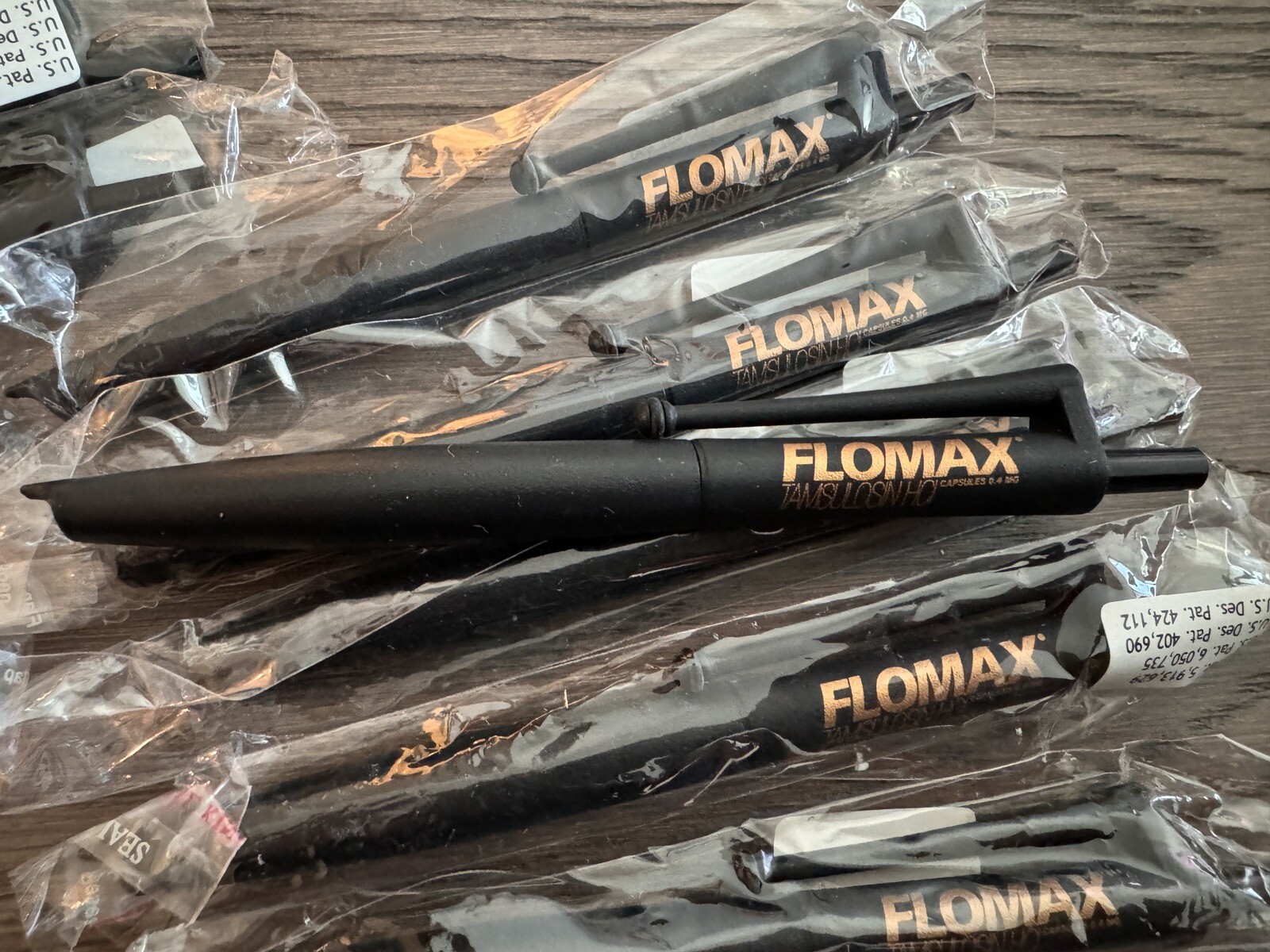 16 New Drug Rep Pen 🖊️ Flomax plastic, Black Pharmaceutical. Collectible 👀