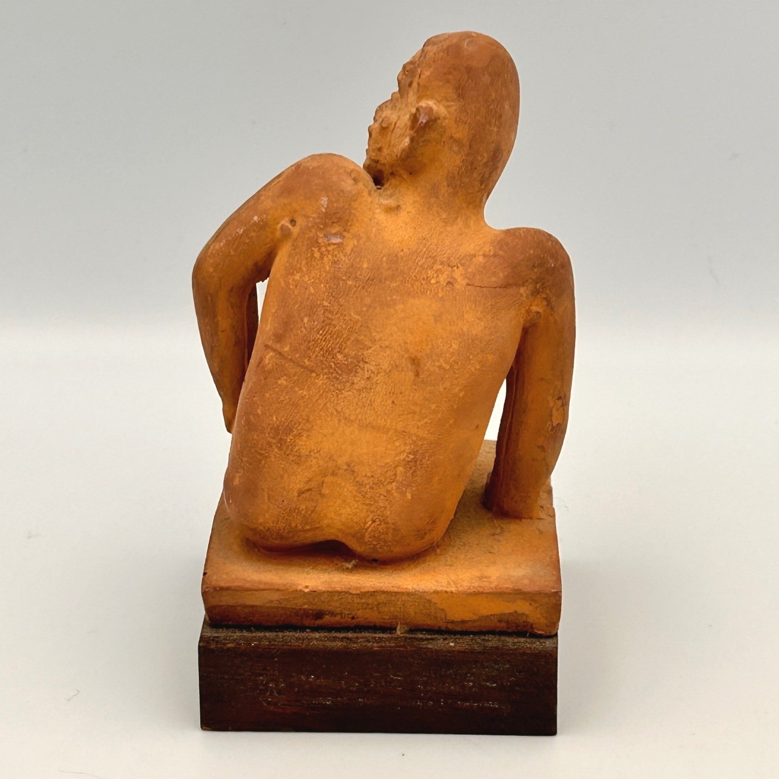 Vintage Schering Pharmaceutical Colima Mexico Male Skin Lesions Statue 1970s