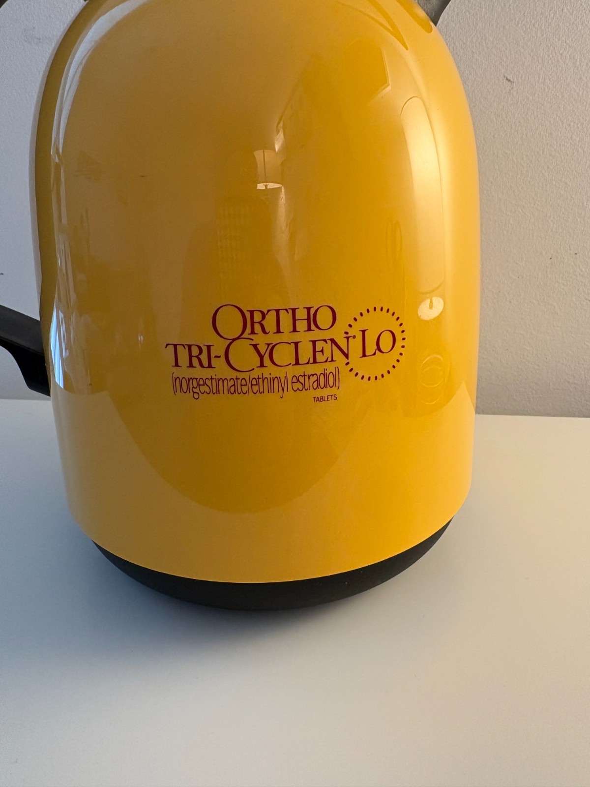 Drug Rep Merchandise Ortho Tri-Cyclen Lo Ortho McNeil Thermos Carafe Brand Pharm