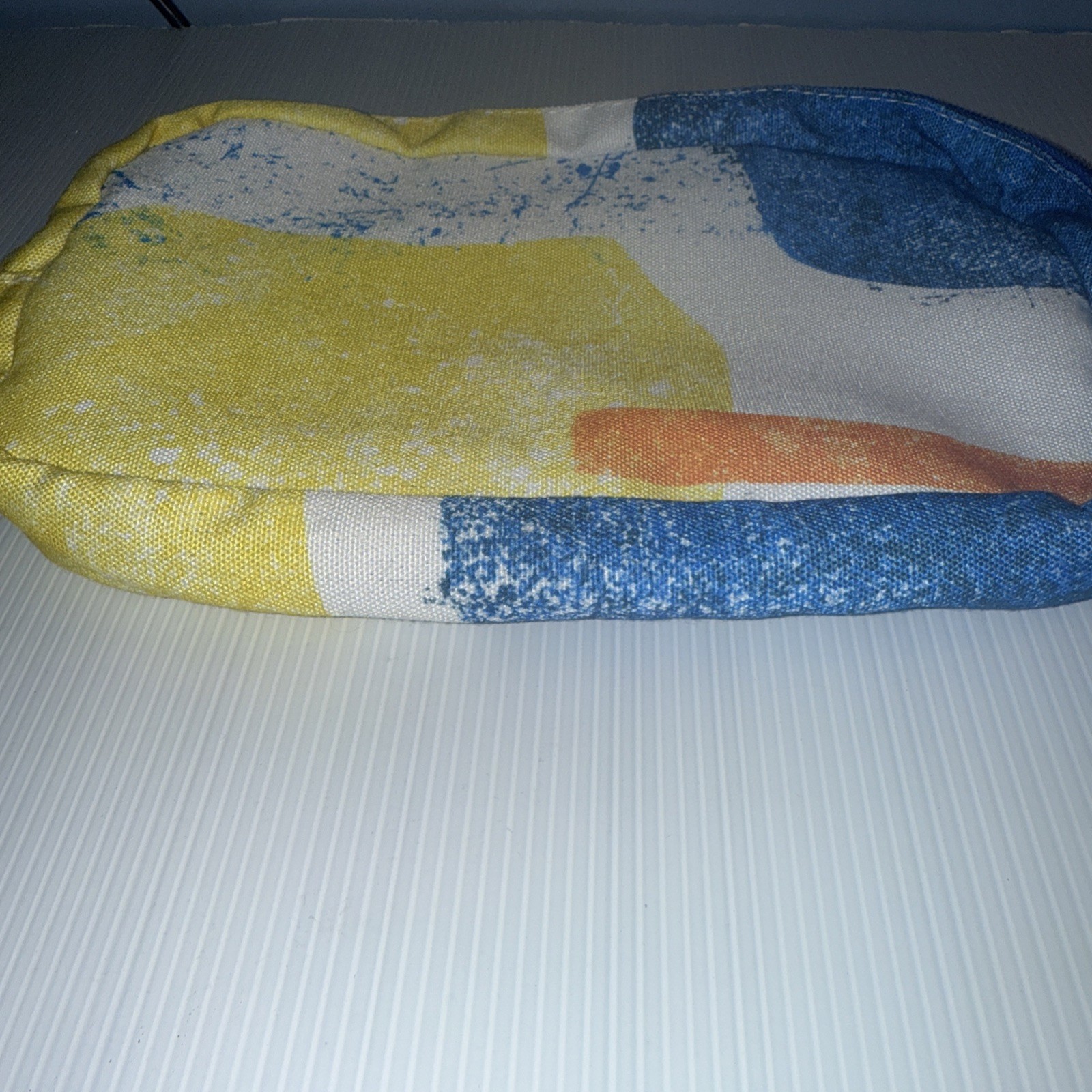 Otezla Medical Promo Zipper Bag/Pouch Yellow, Blue, and White Pharma Rep NEW