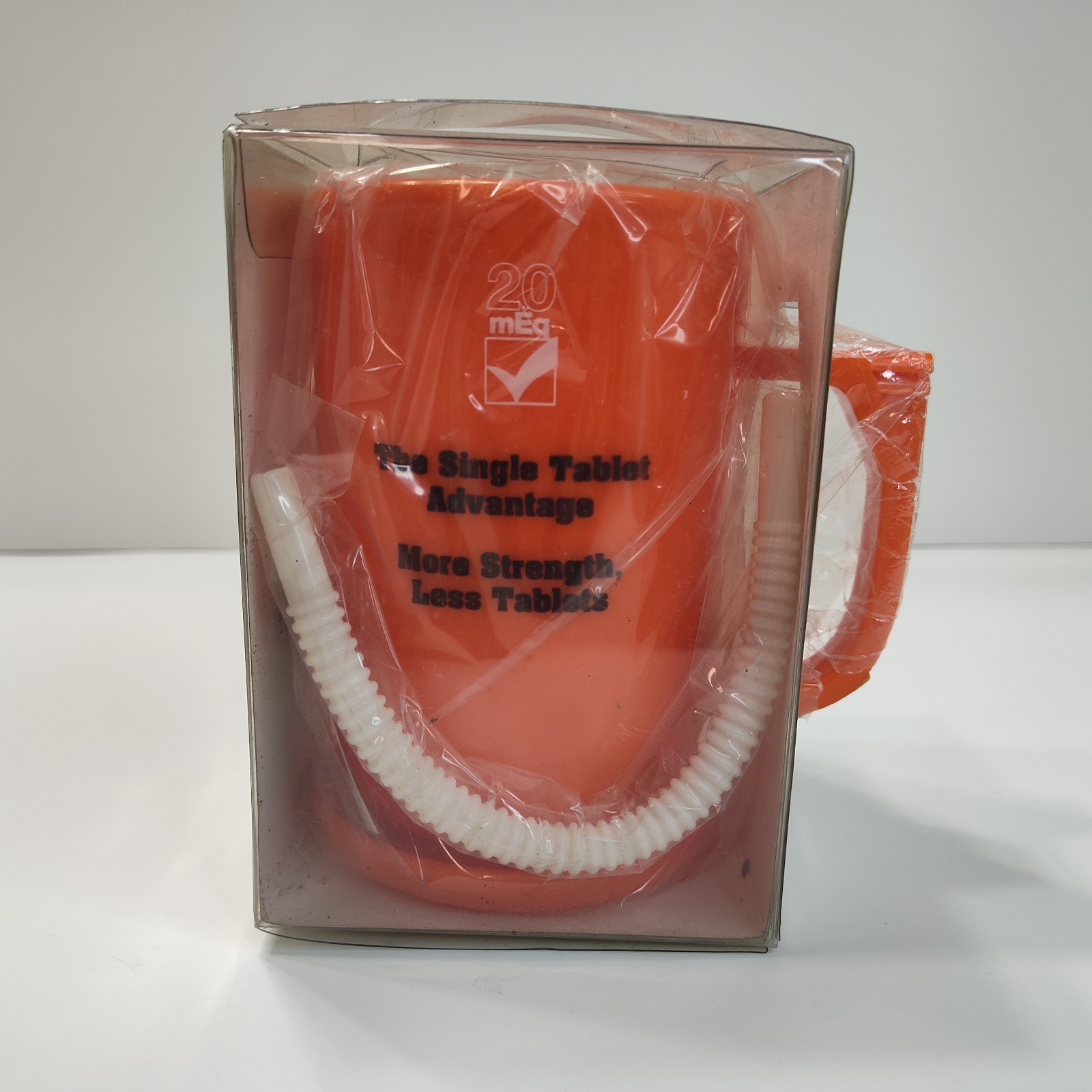 K-Dur 20 Potassium Key Pharmaceuticals Drug Rep Swag Mug Straw 1992 NOS