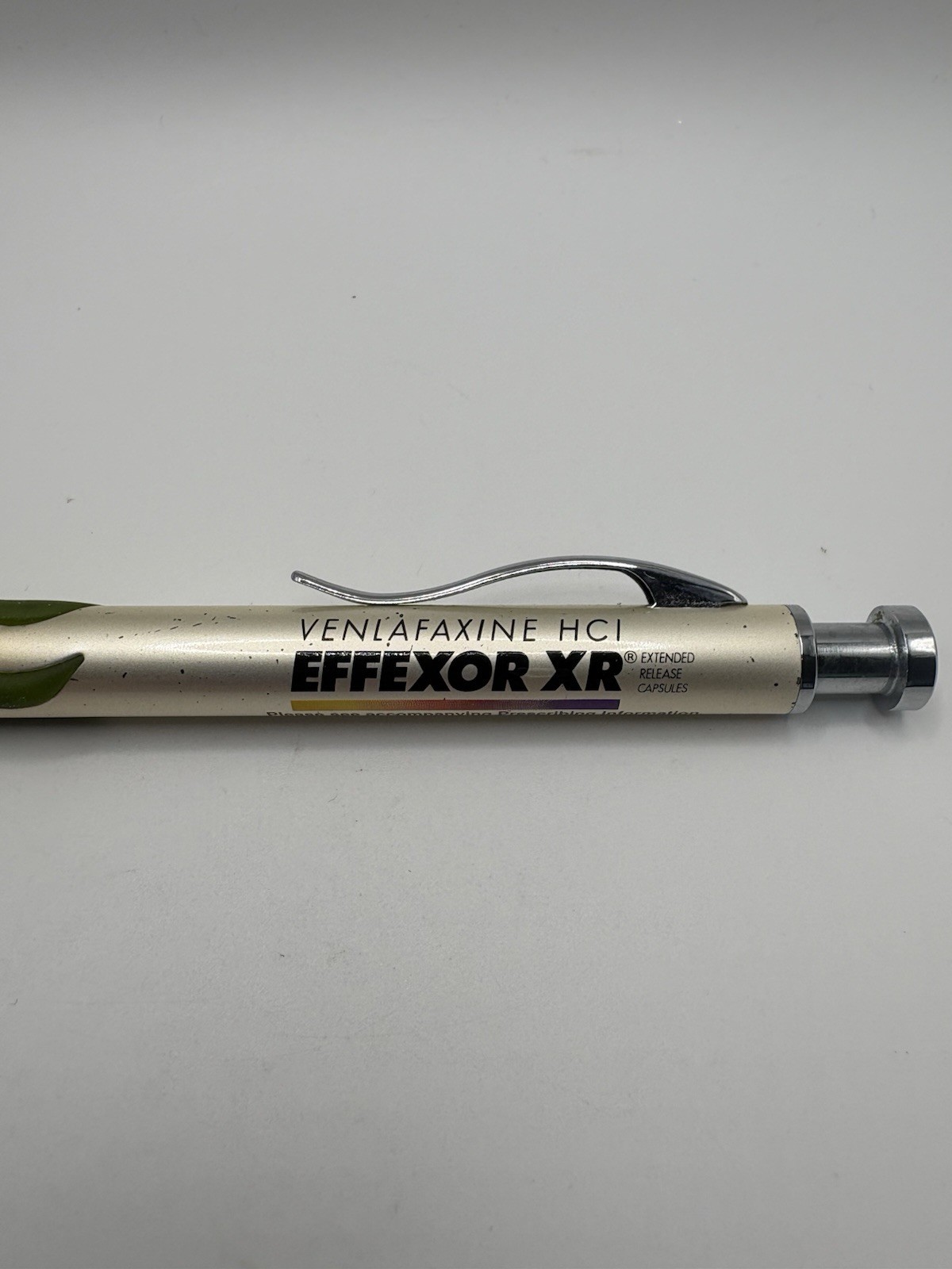 EFFEXOR XR Pharmaceutical Drug Rep Ballpoint Ben Black Ink