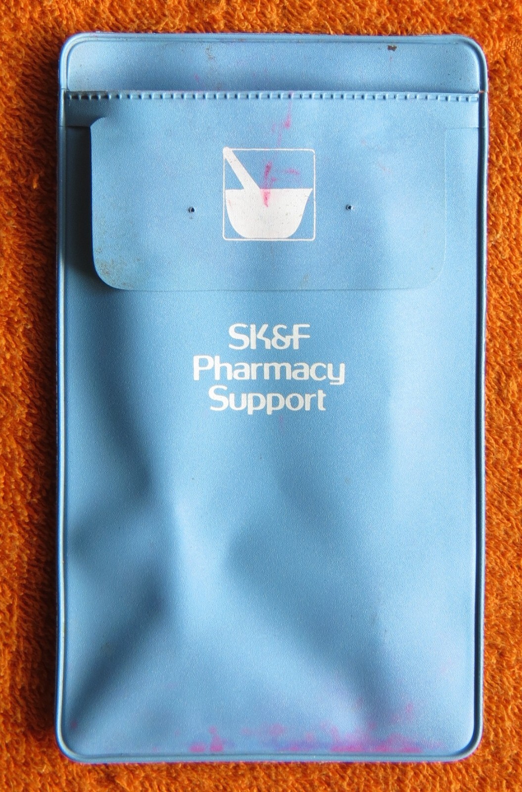 *HTF* Vtg 1970’s Drug Rep Promo SK&F Pharmaceutical Used Pocket Protector *VG*