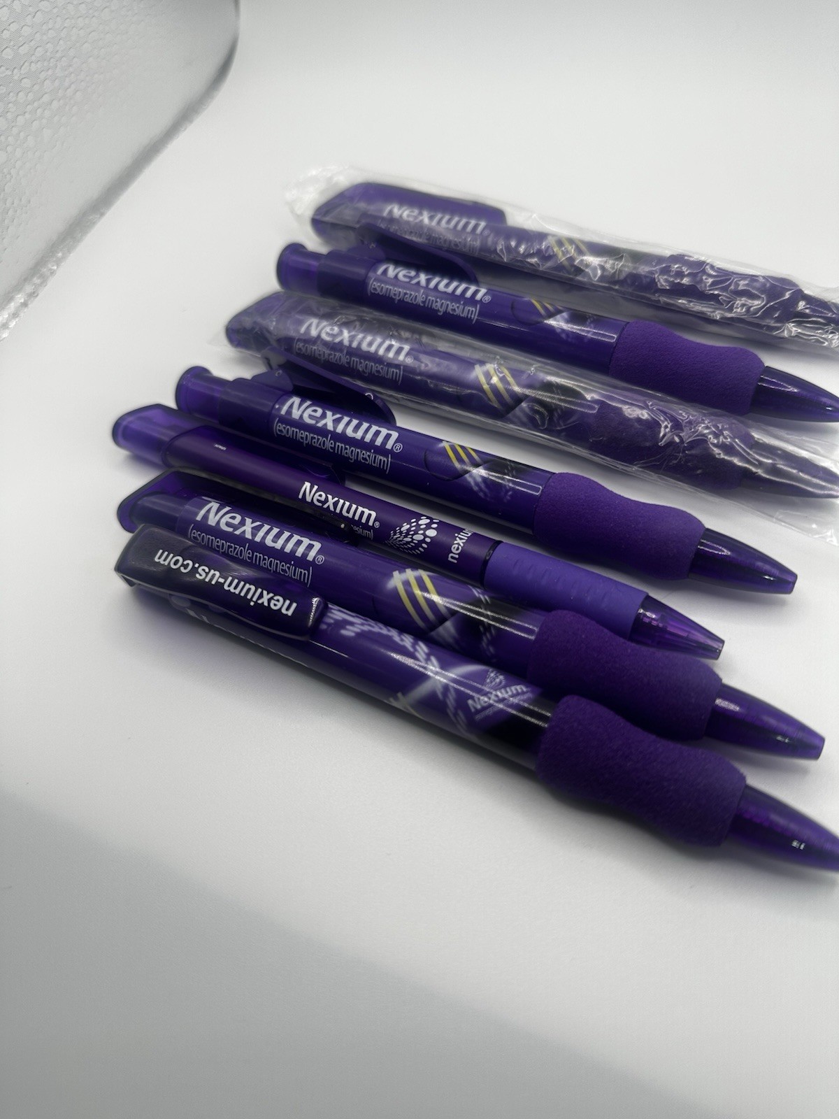 Pharmaceutical Nexium Drug Rep Pens Purple Lot Of 7