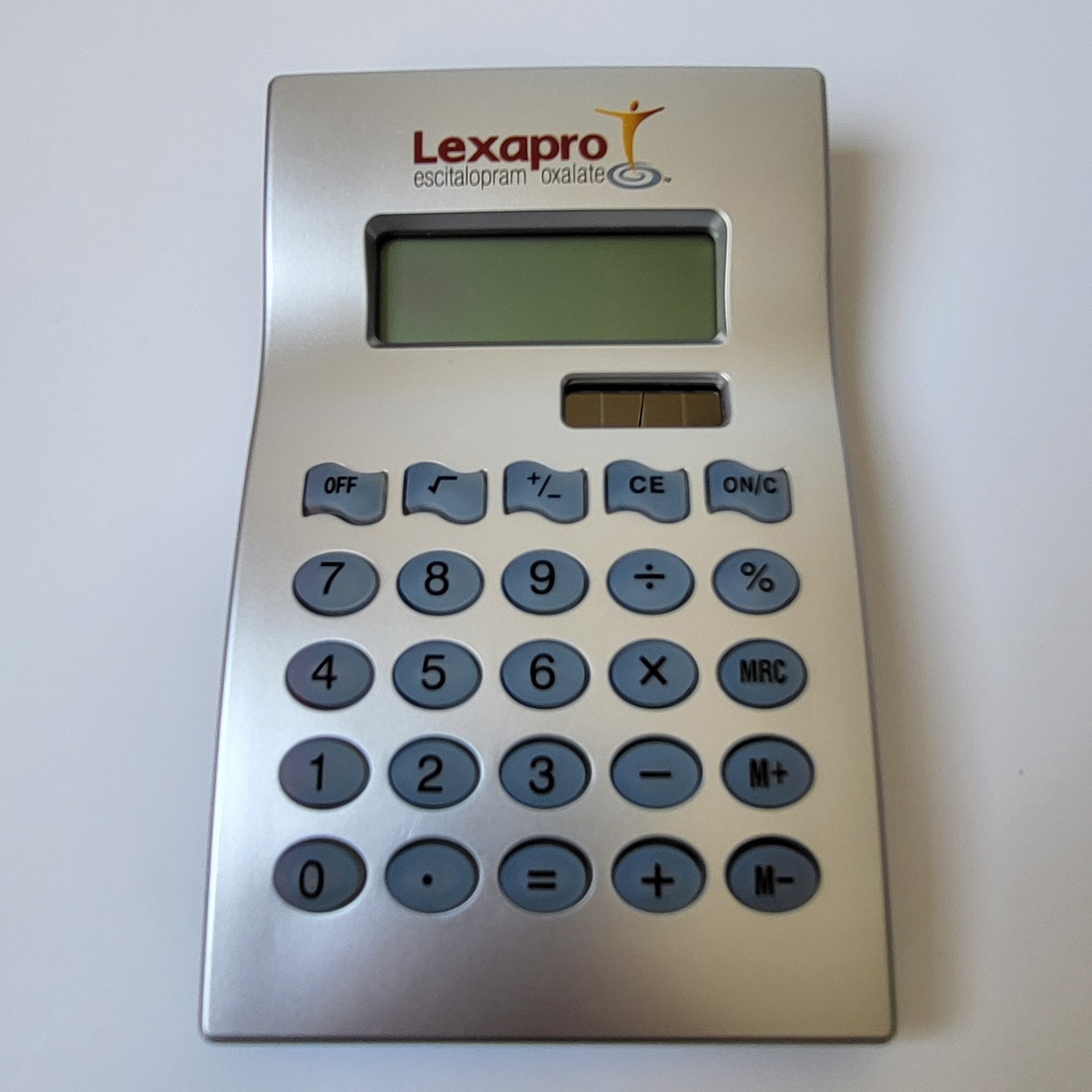 Lexapro Pharmaceutical Drug Rep Promo Calculator Collectible -Does Not Work