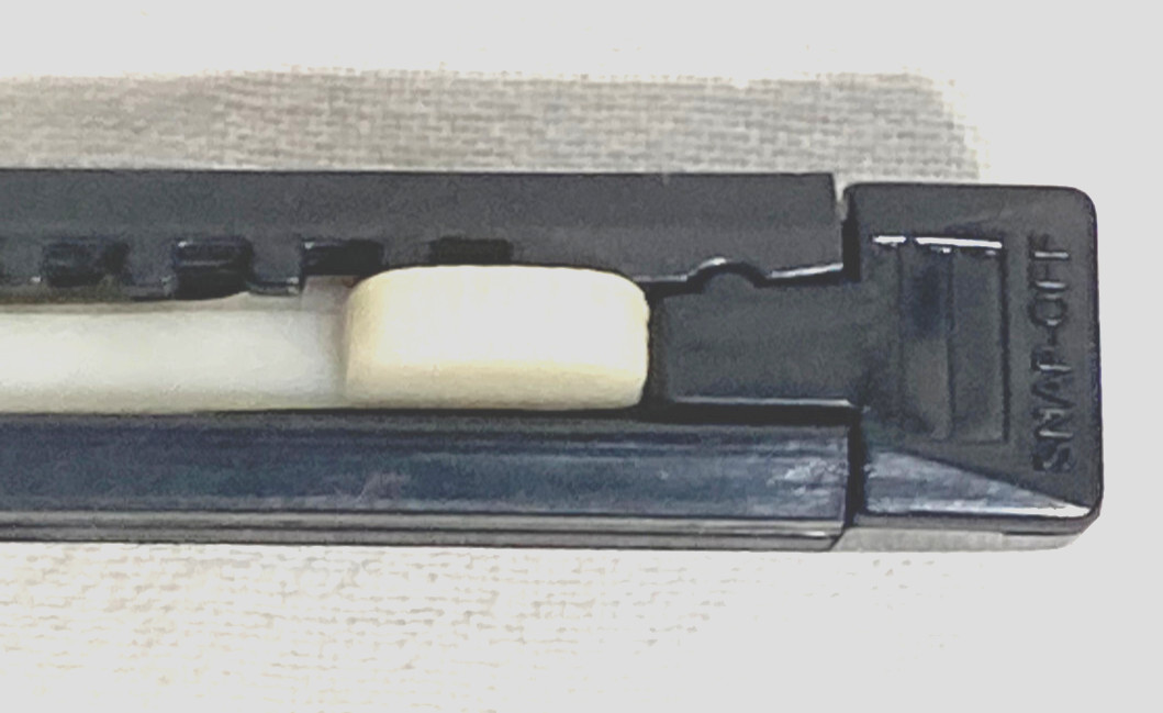 Vntg Ceftin Advertising Pharmaceutical Plastic handle Metal Cotton remover Hook