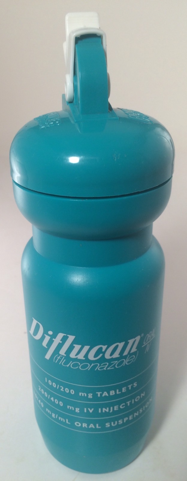 Pfizer Diflucan Pharma Drug Rep Plastic Travel Mug – Vintage NEW RARE