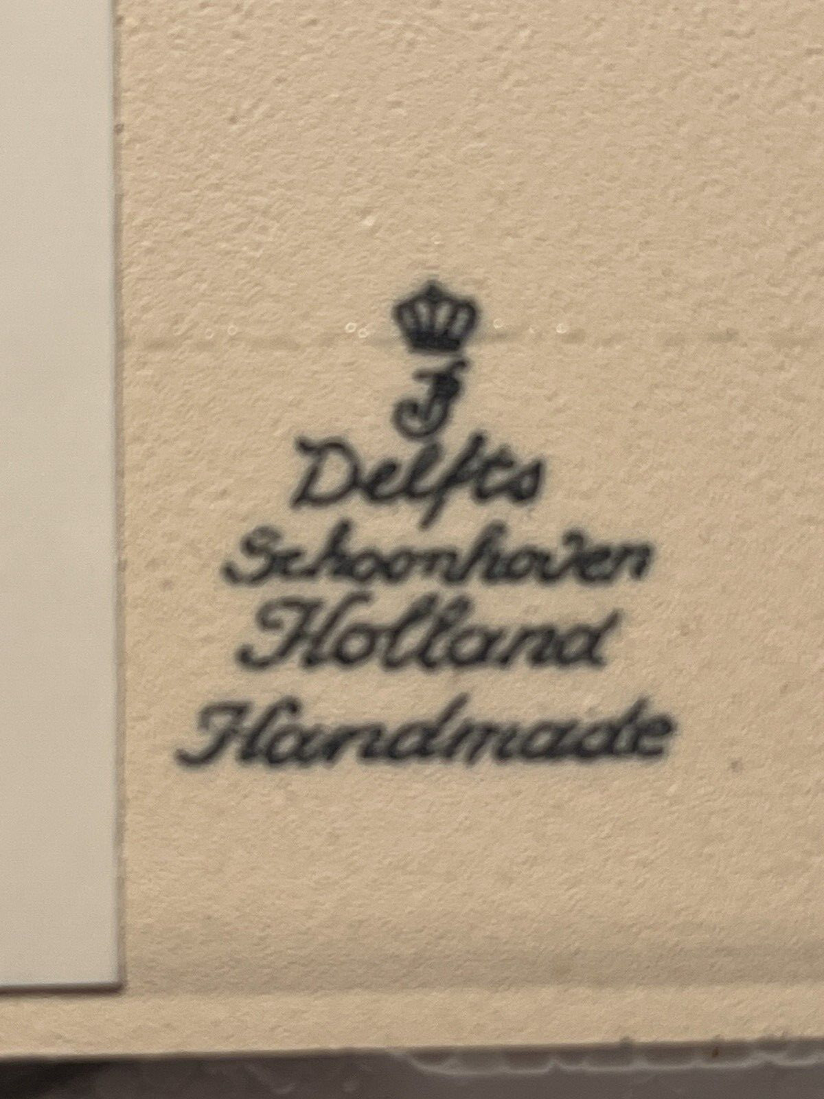 Blue Delft Schoonhaven Holland Tile Trivet Pharmacy Herbalist Burroughs Handmade