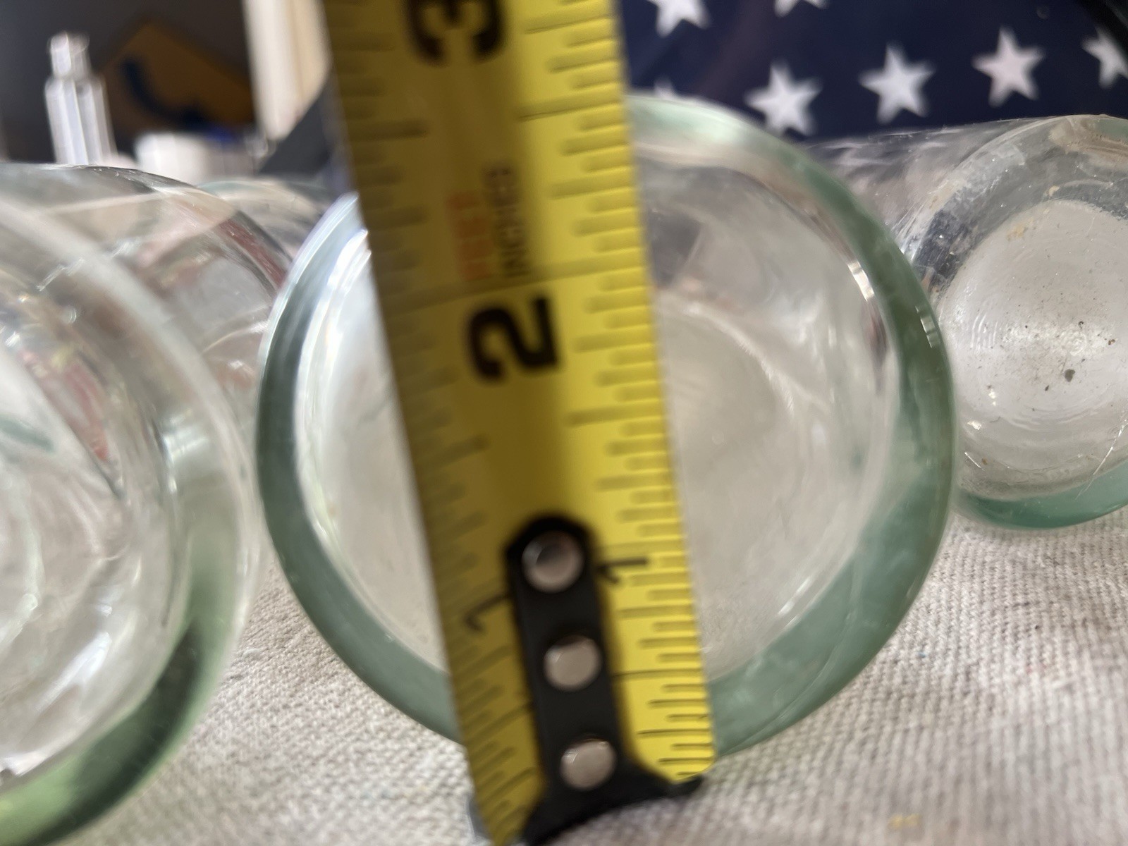 Lot 6 Vintage Glass Apothecary Bottles w/ Ground Stoppers 5.5” Chemist Pharmacy