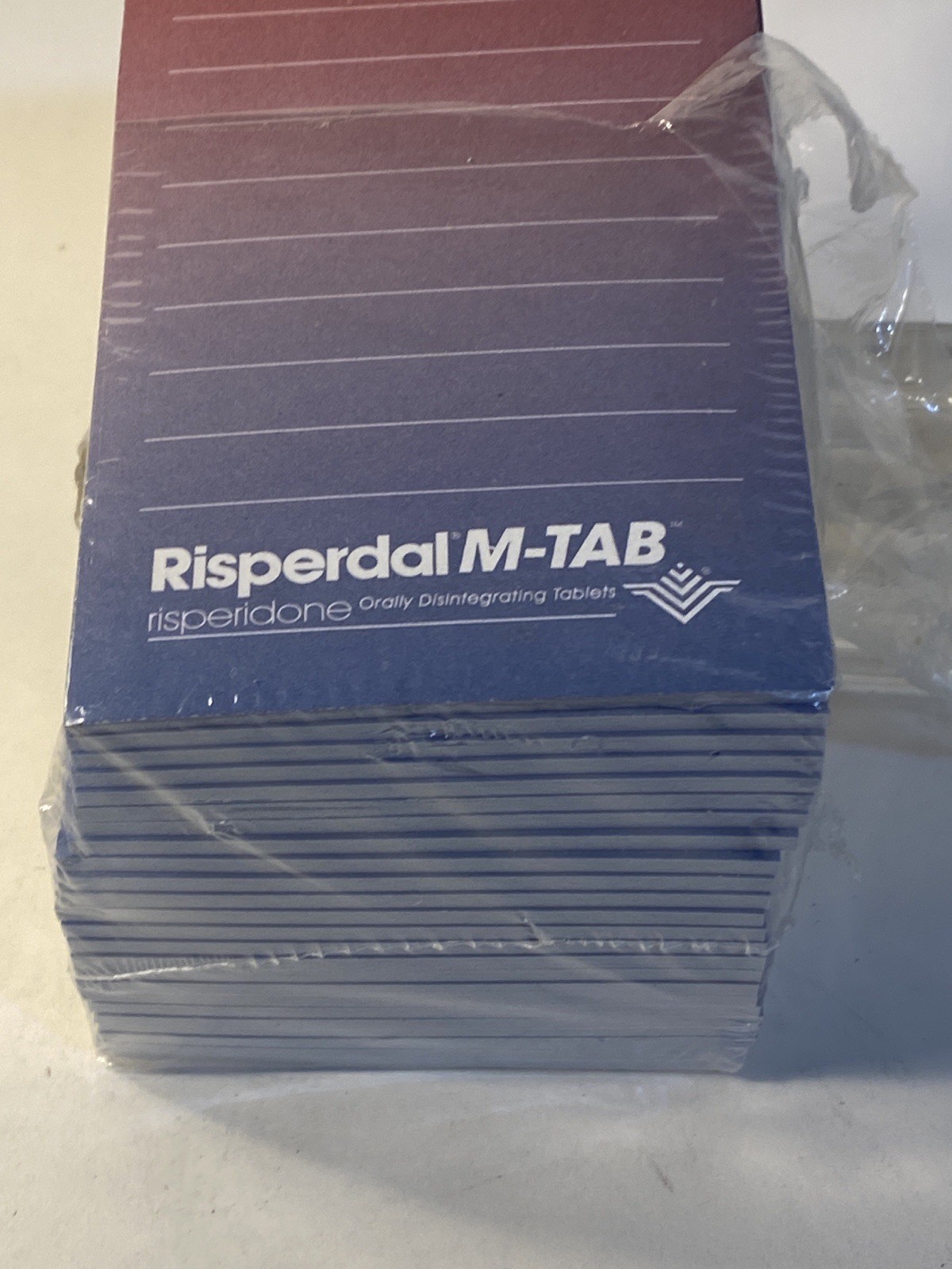 Risperdal M-Tab Pharmacuetical Rep Stick Note Pads Lot of 24