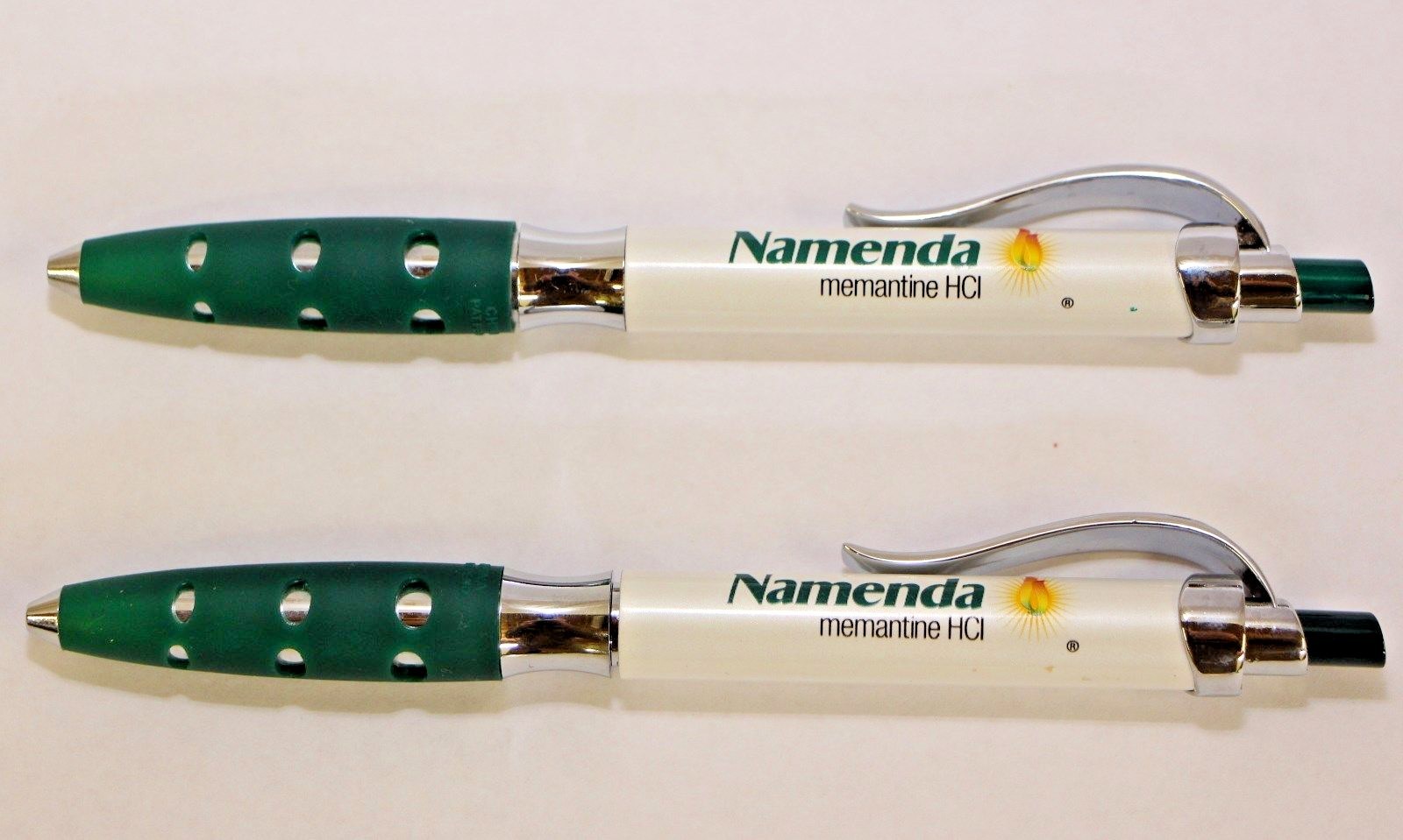 Pharmaceutical pens 2 Namenda Heavy Metal Gel Writers New in Sleeve