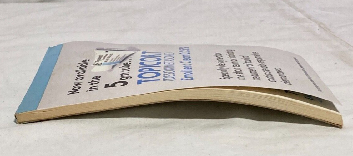 Vtg Topicort Rx Pharmacy Paper Notepad, 6 1/2″ L