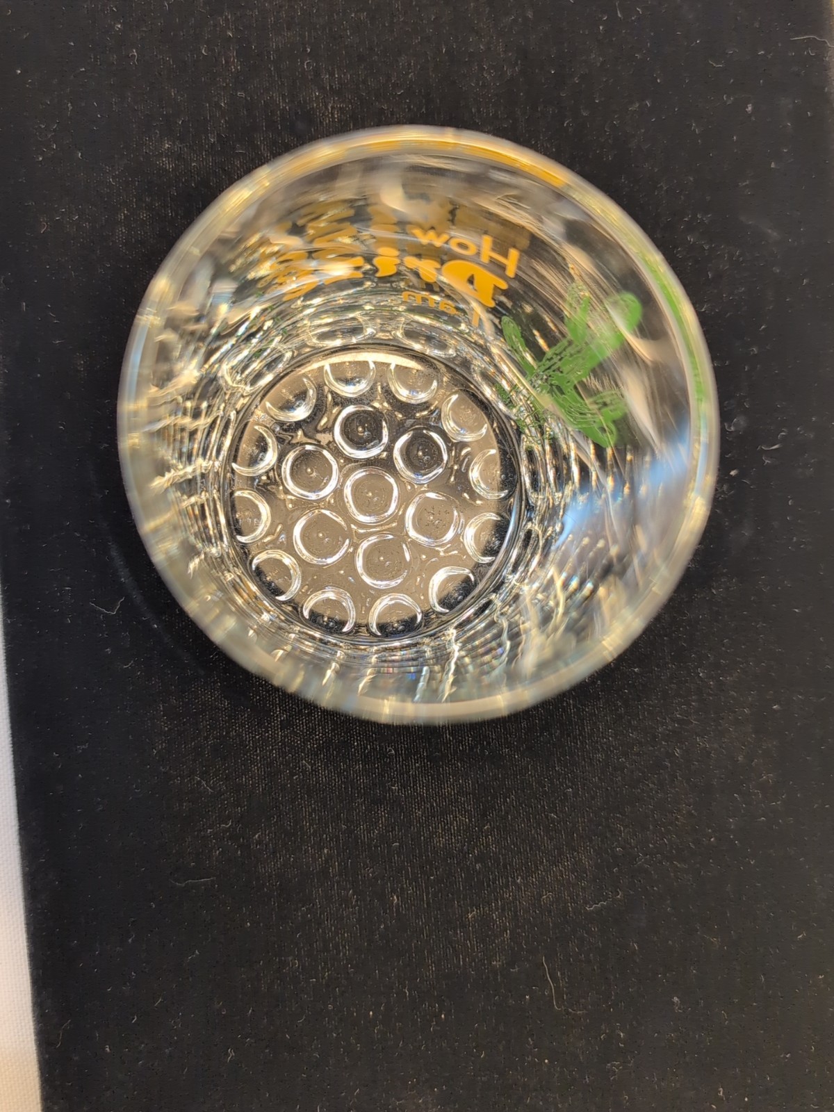 Vintage Drize Pharmaceutical Drug Rep Promo Rocks Glass “How Drize I Am” 3.5in
