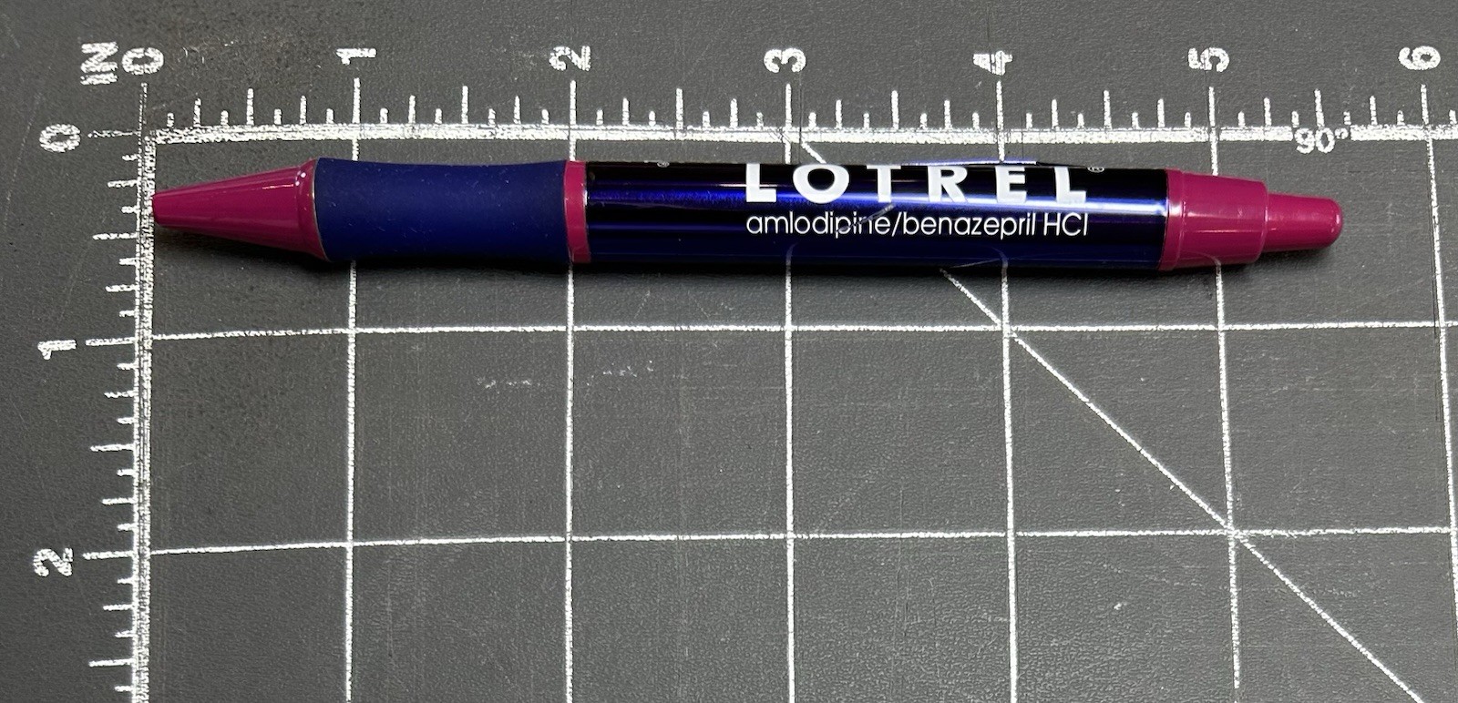 Lotrel Novartis Pharmaceutical Promotional Promo Advertising Ballpoint Ink Pen