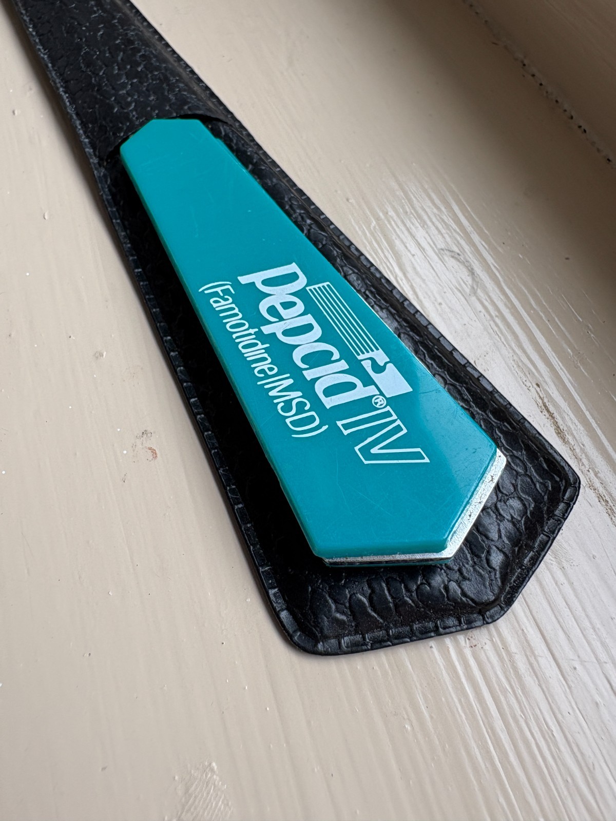 Pepcid IV Letter Opener w/ Case Pharmaceutical Drug Rep Promo Drug Collectible