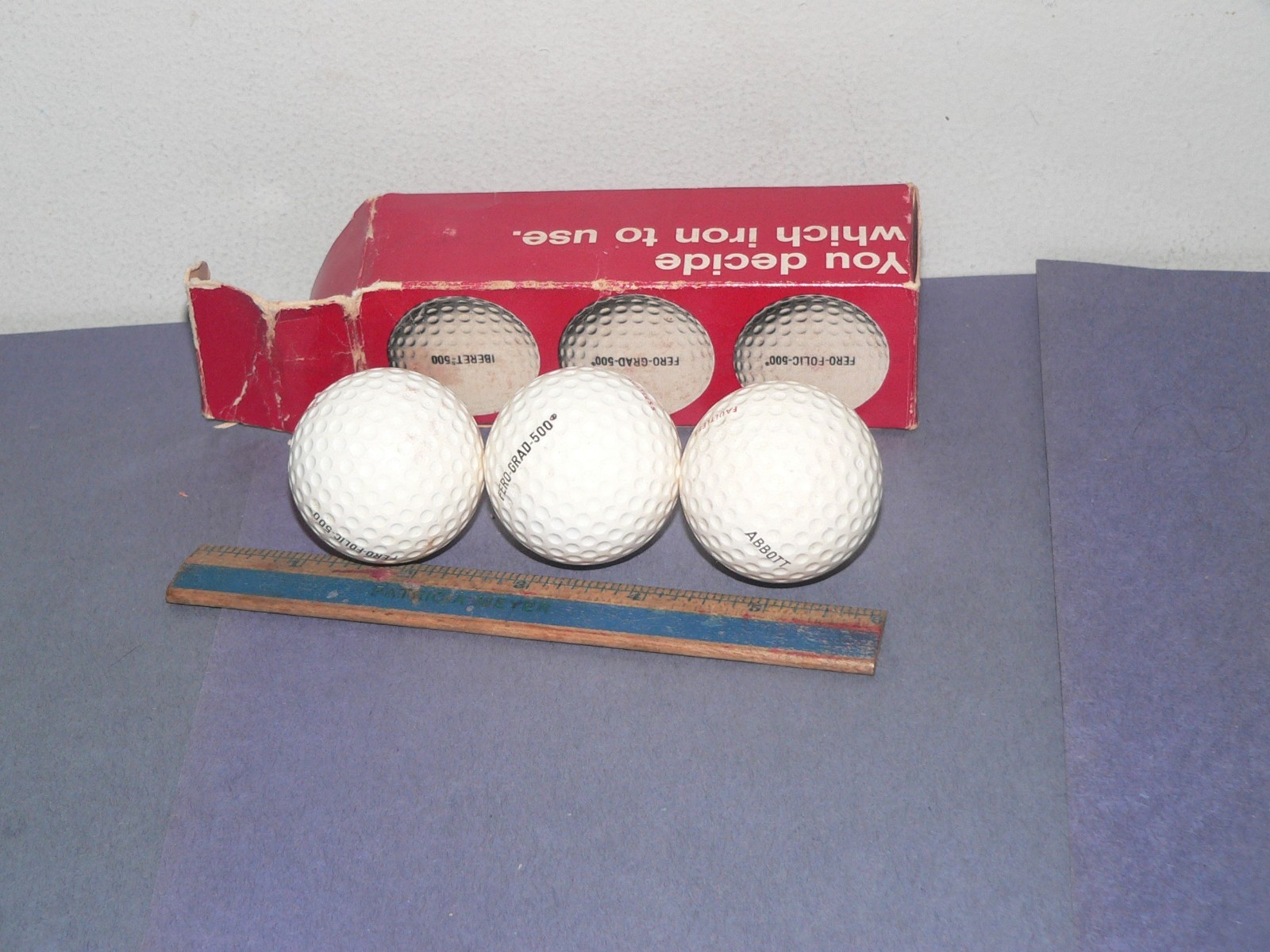 Abbott Laboratories Vintage Golf Balls