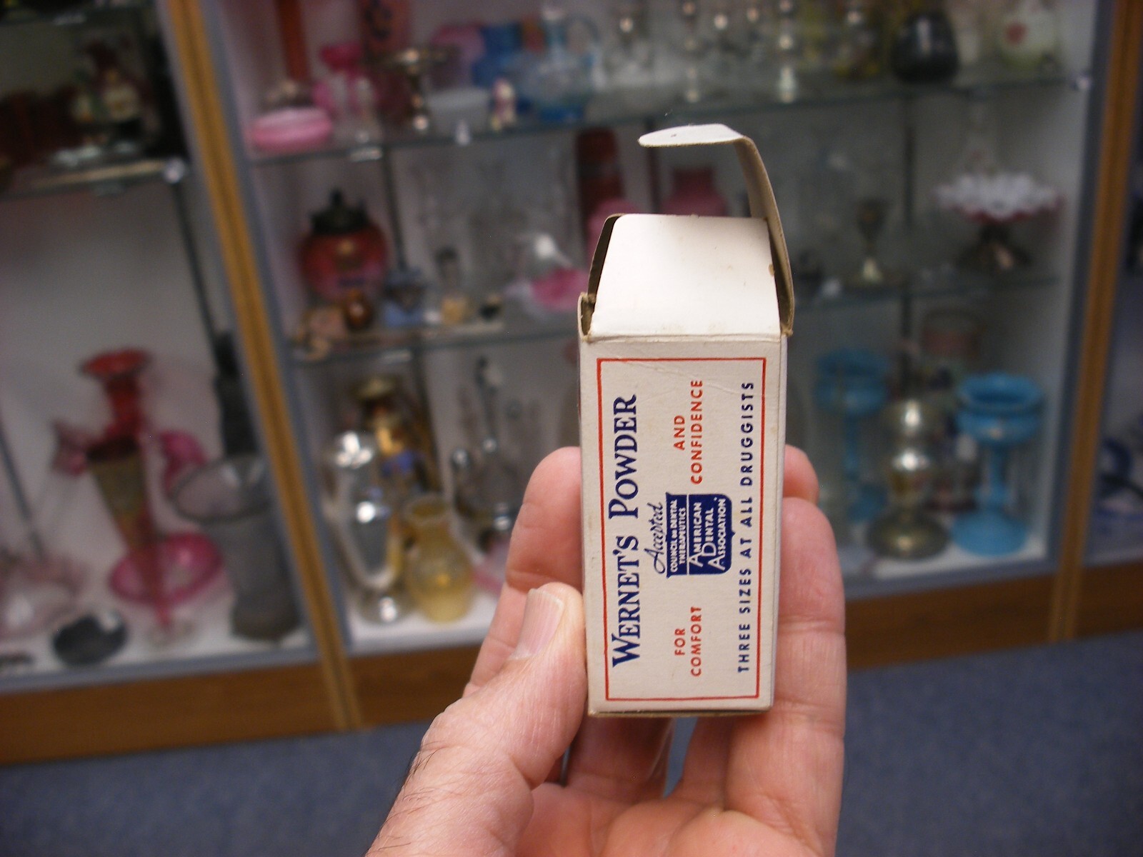 Vtg Medical Dental Pharmacy – Wernet’s Dental Powder & Denture Cream Sample Box