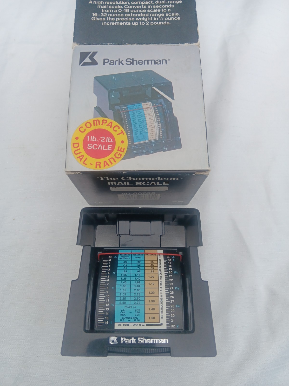 Vtg 1985 Collectible Park Sherman High Resolution Dual Range Utility Scale 60700