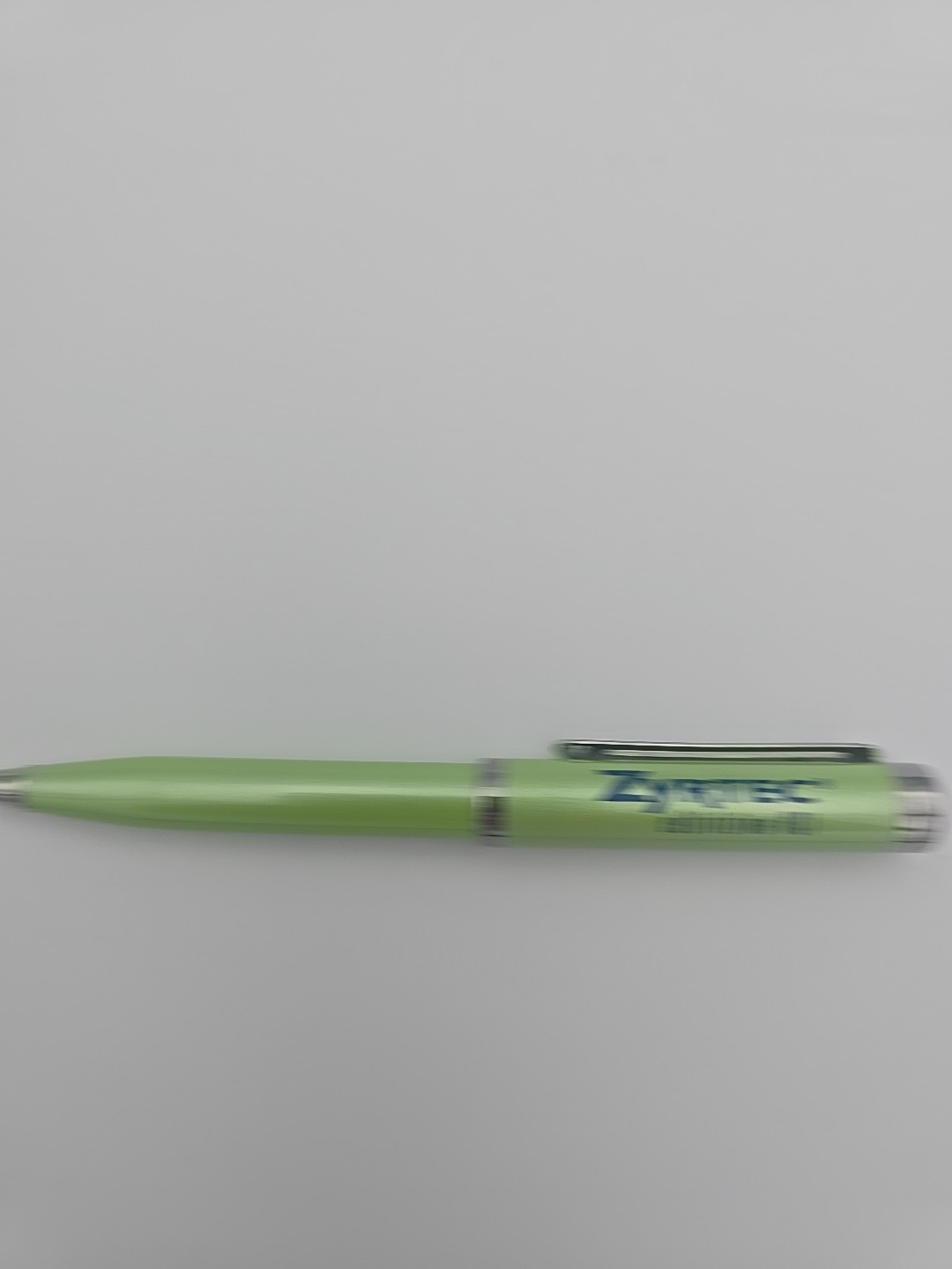 ZYRTEC Silver Green Heavy Metal Medical Drug Rep Pen Collectible Lot 4