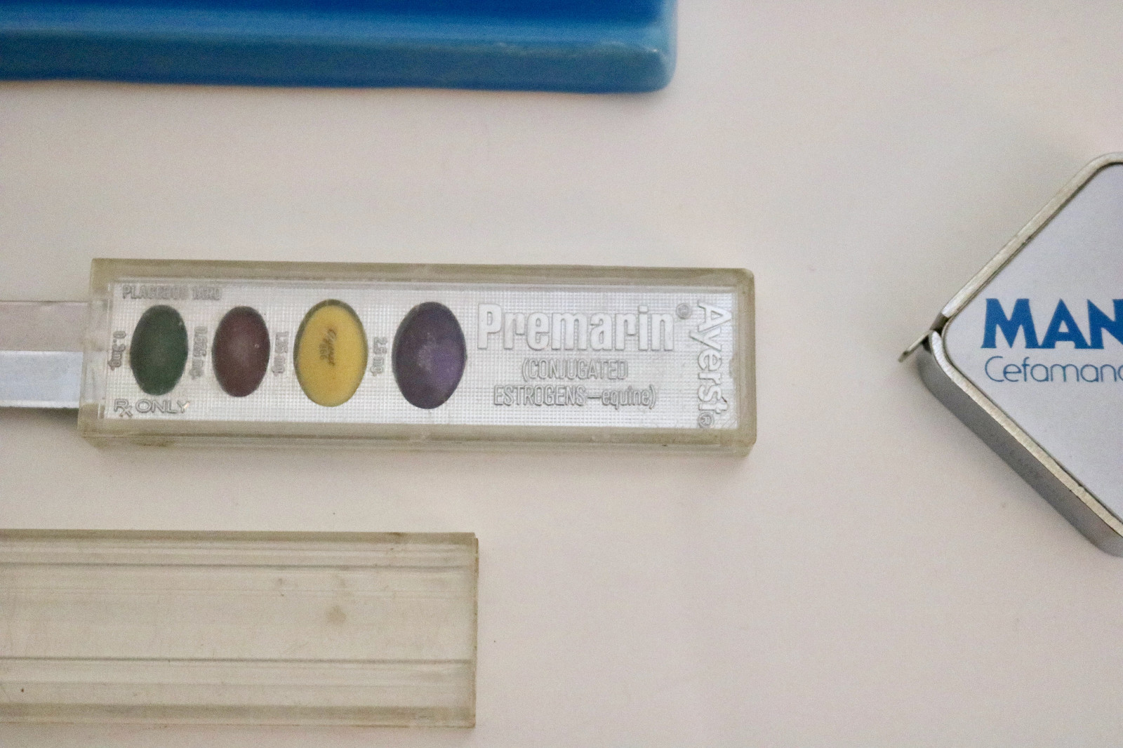 vintage pharmaceutical drug promo items lot Premarin Mandol Calan V-Cillin K