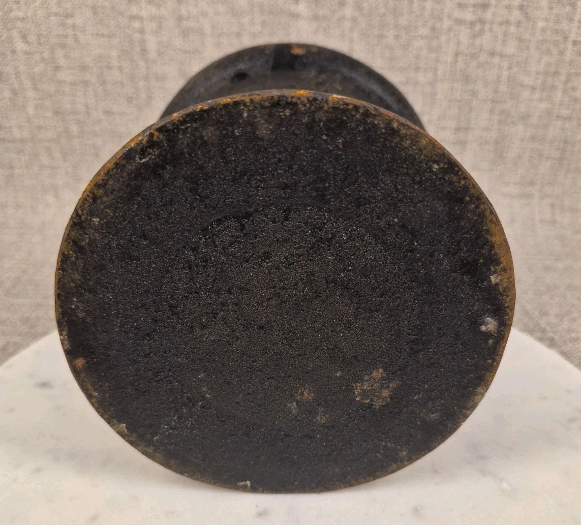 Vintage Cast Iron Mortar Grinding Bowl Apothecary Druggist Chemist Herbs