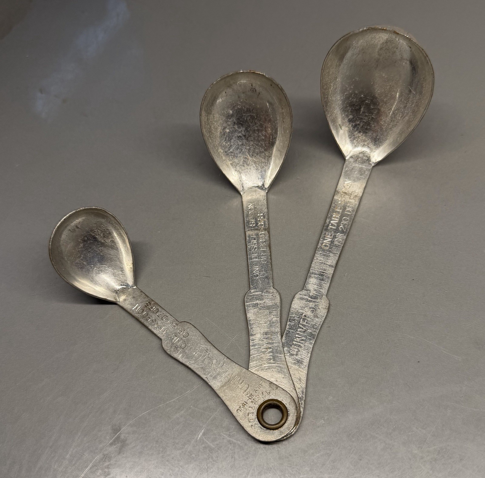 Antique Medical Pharmaceutical Medicine Measuring Spoons Universal