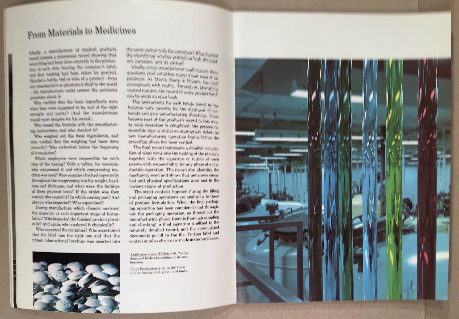 1966 Merck & Co. THE CONFIDENCE FACTOR Assuring Product Reliability 32 Page Book