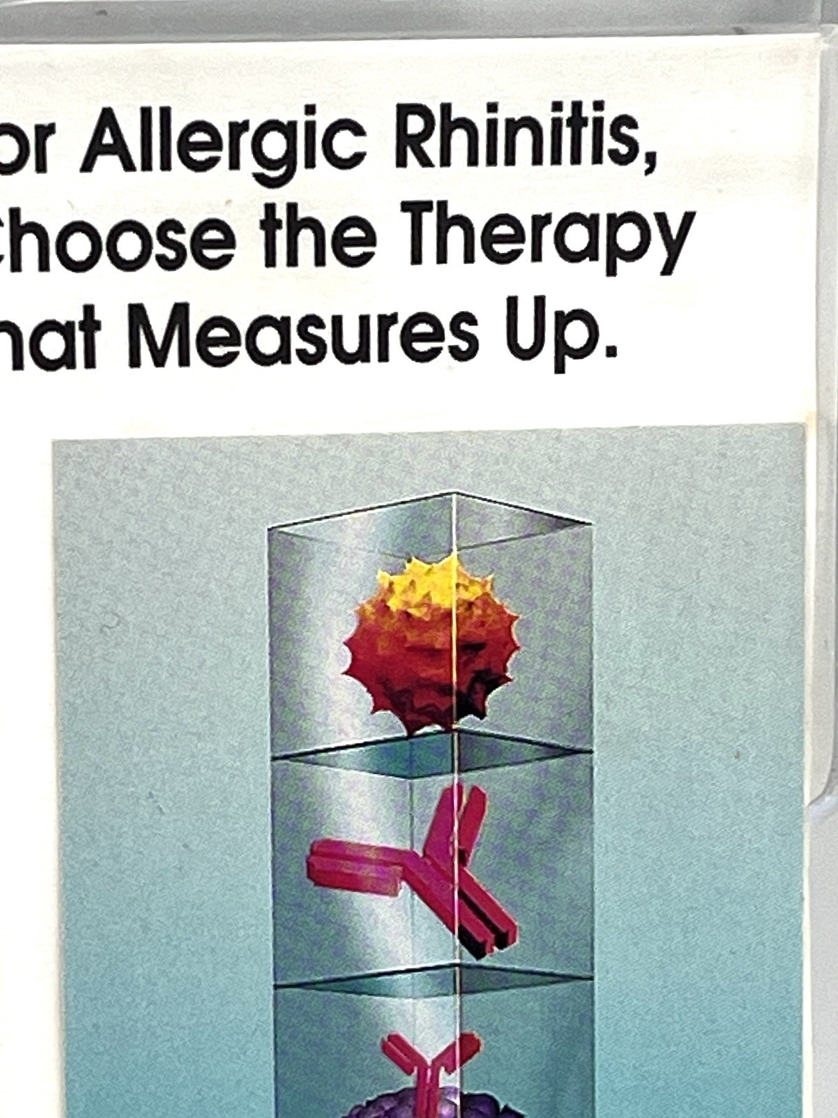 Pharmacy Advertising Note Pad & Acrylic Tray-MISSING PEN-Discontinued BECONASE