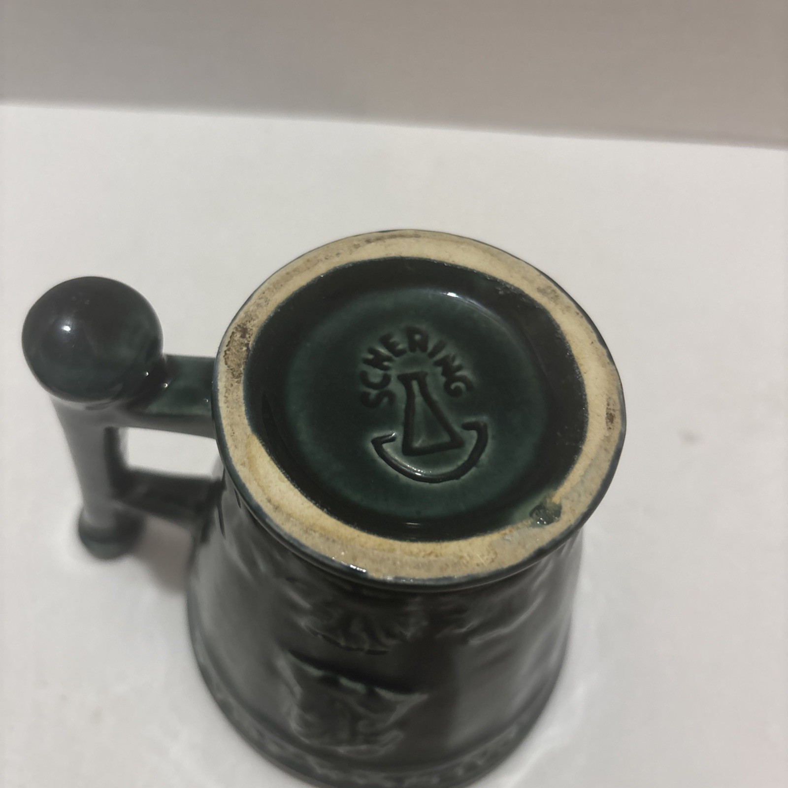 Vintage Schering Medicine Drug Store Ceramic Mug Pharmacy Rx Ad Display