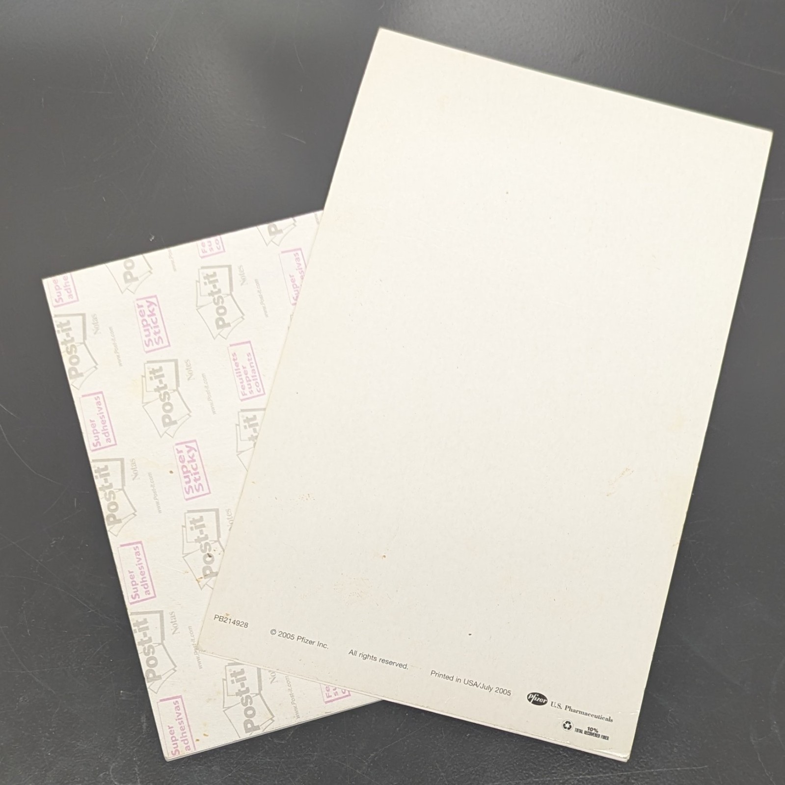 Drug Rep Pharmaceutical Advertising Large Notepad Promo Mixed Pads