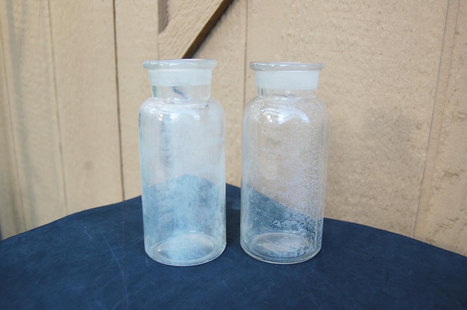 Antique Glass Bottle Lab Pharmacy Chemical Acid Drug WTC & Millville MBW Lot 2