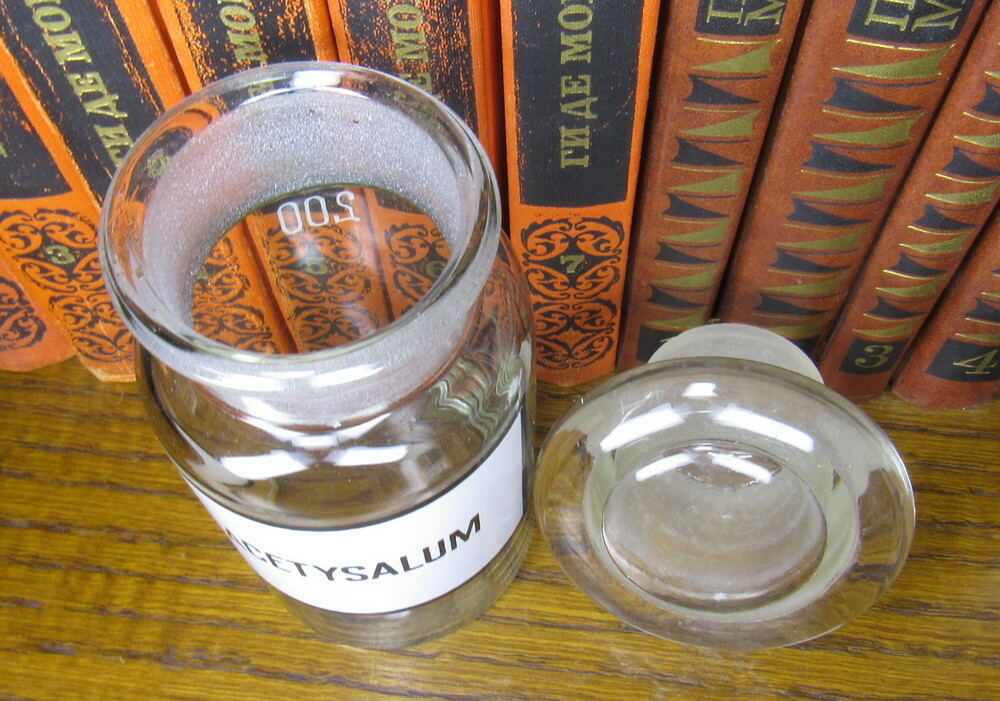 Vintage Medical Science Glass Bottle,Germany №182221
